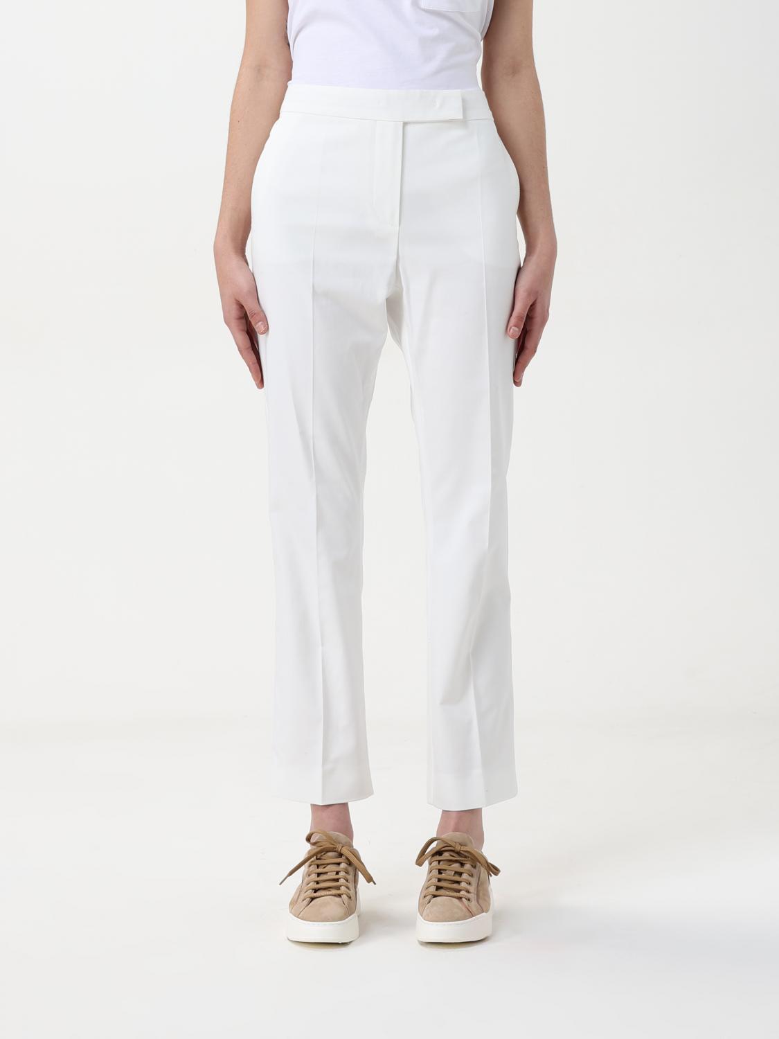 Max Mara Pants Woman White