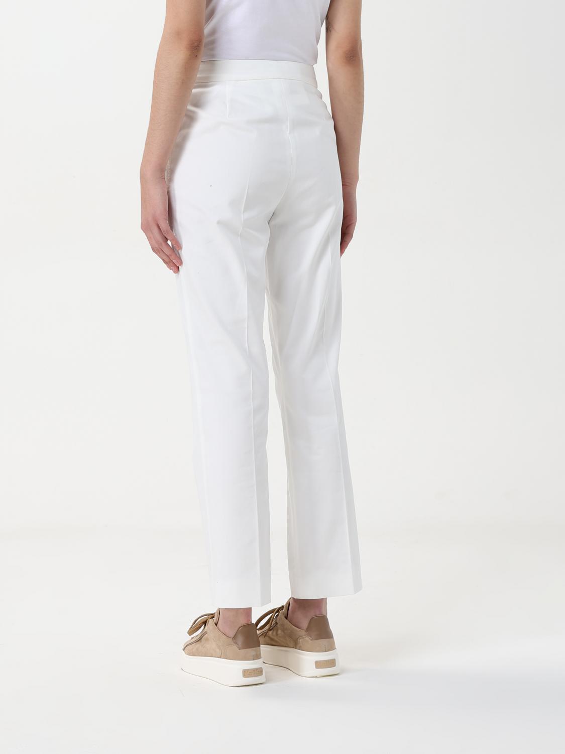 Max Mara Pants Woman White