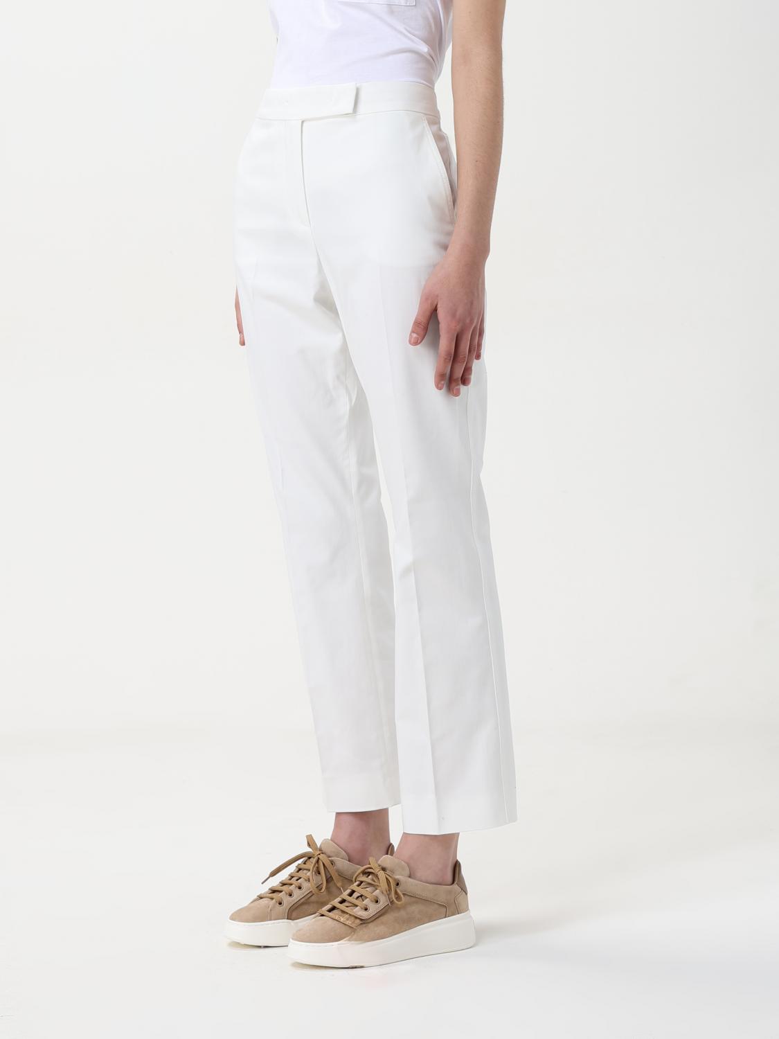 Max Mara Pants Woman White