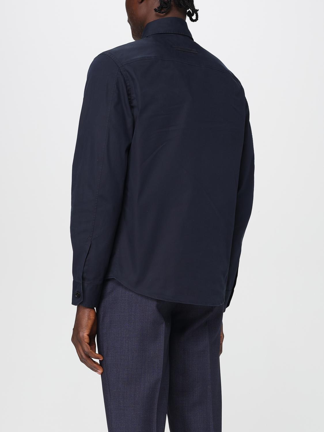 Zegna Shirt Men Blue