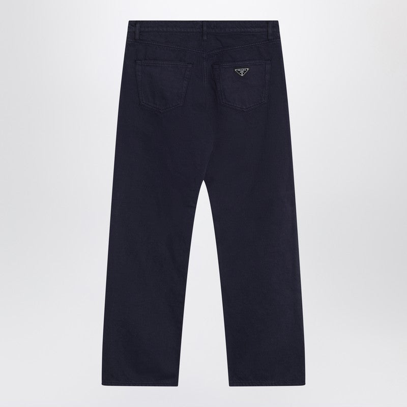 Prada Blue Straight Jeans Men