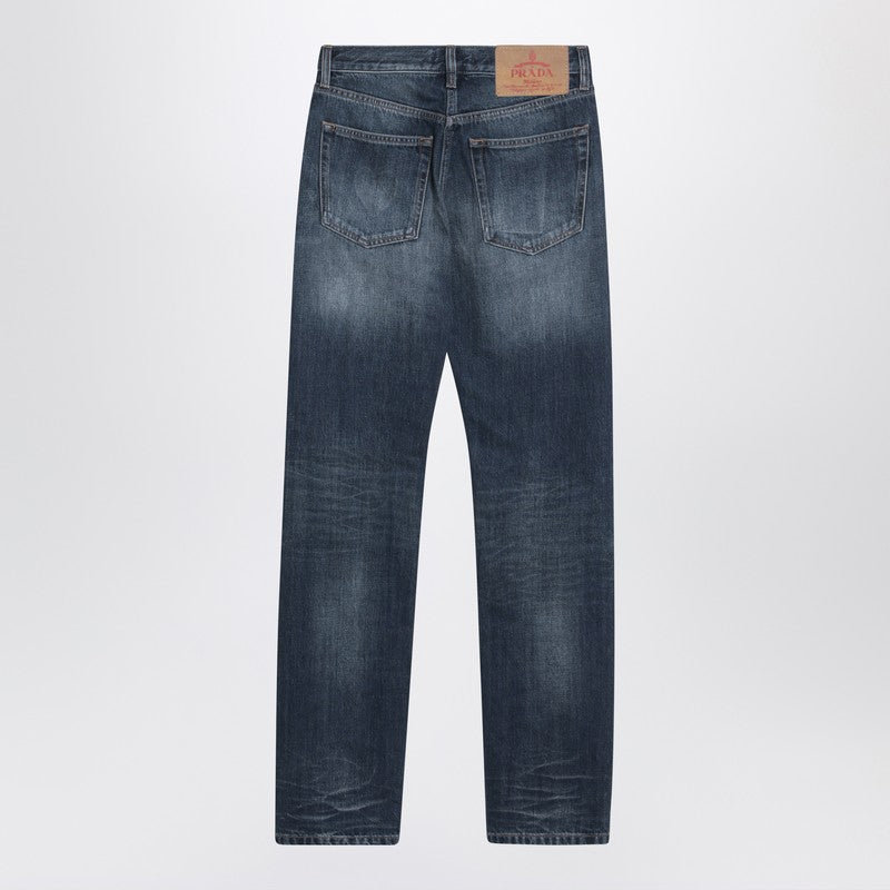 Prada Blue Washed-Out Jeans Women