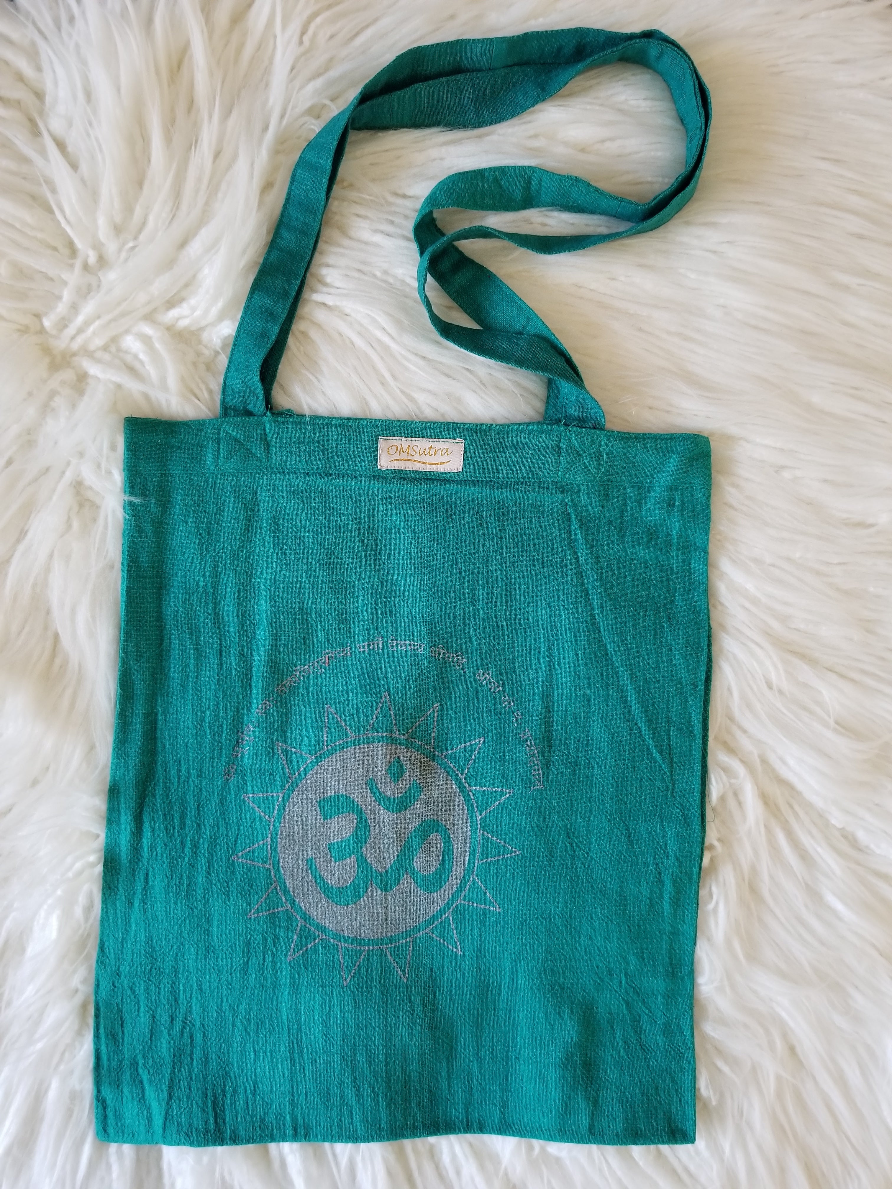 Gayatri Mantra Tote Bag by OMSutra