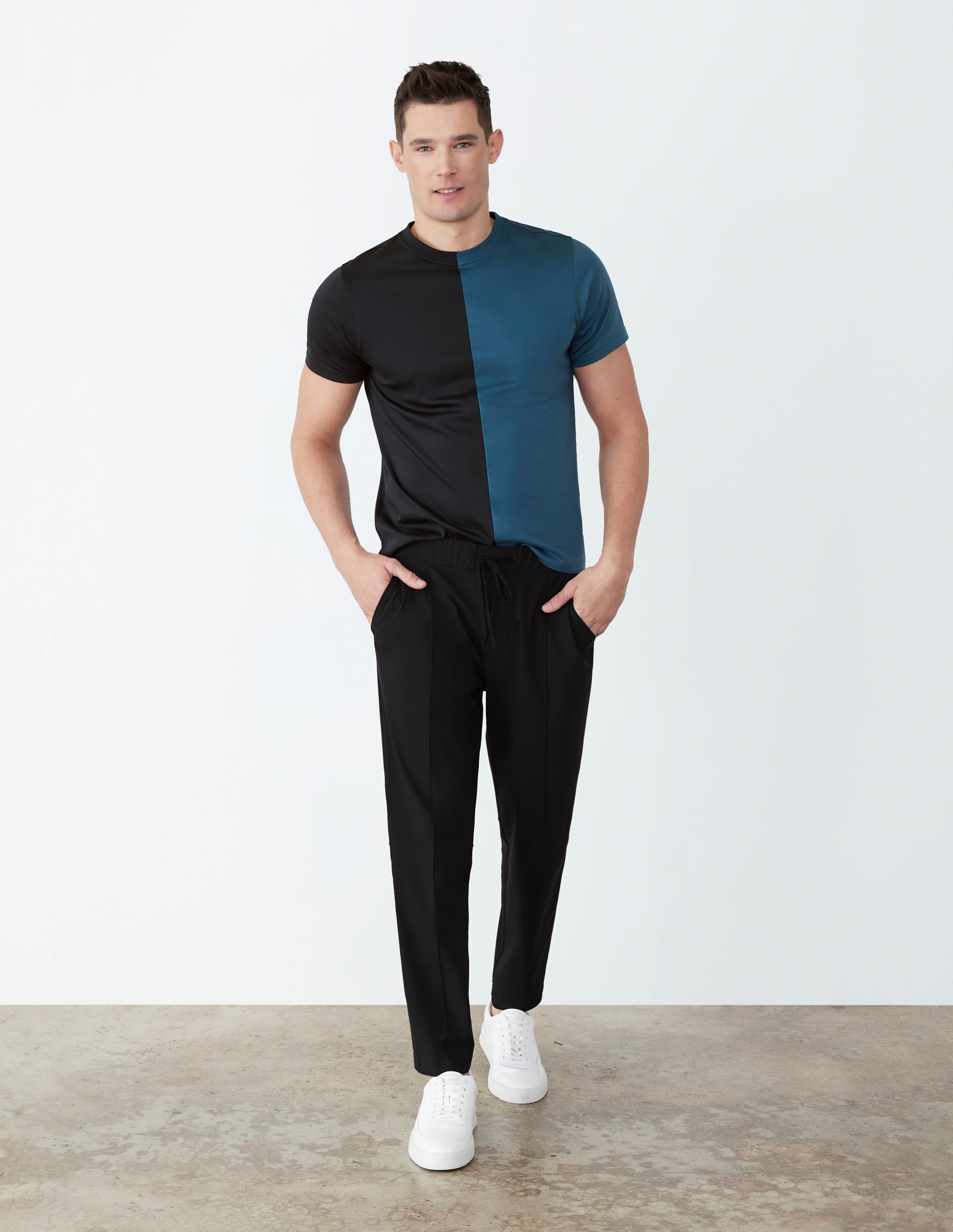 Black & Slate Blue