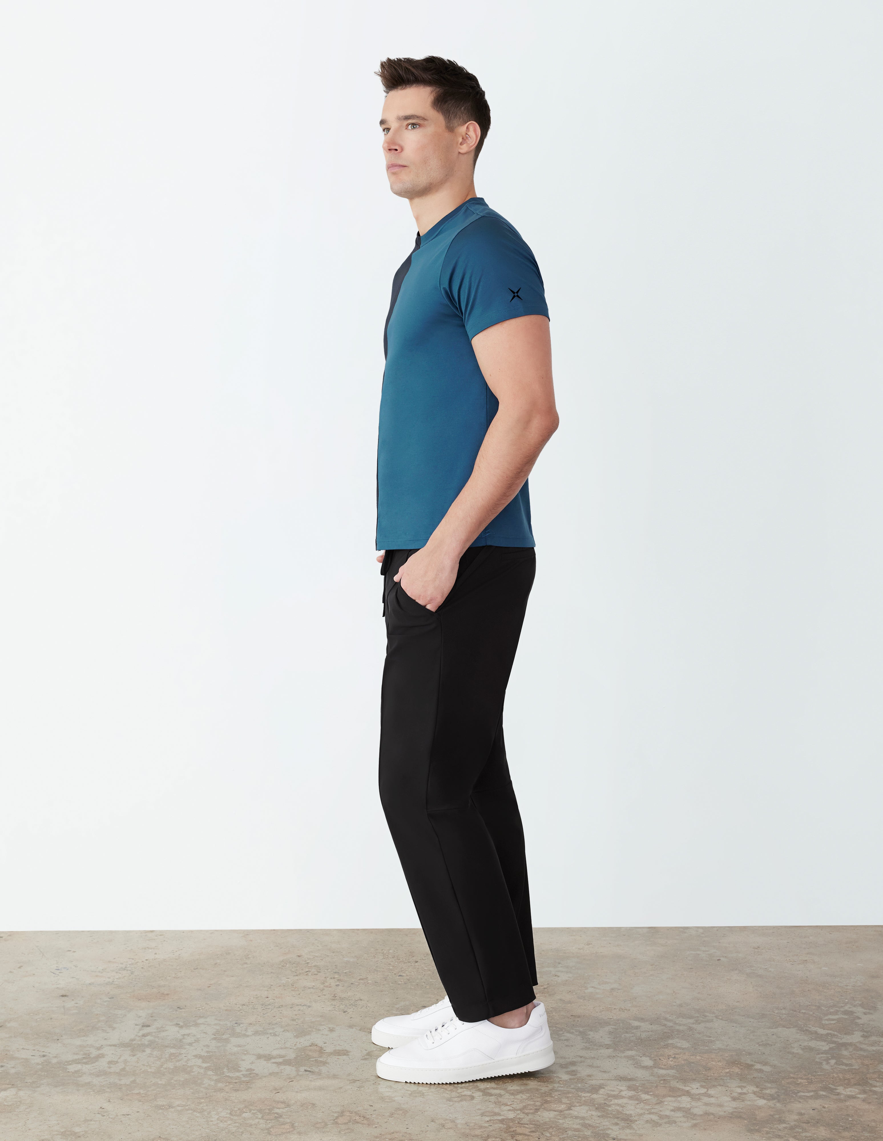 Black & Slate Blue