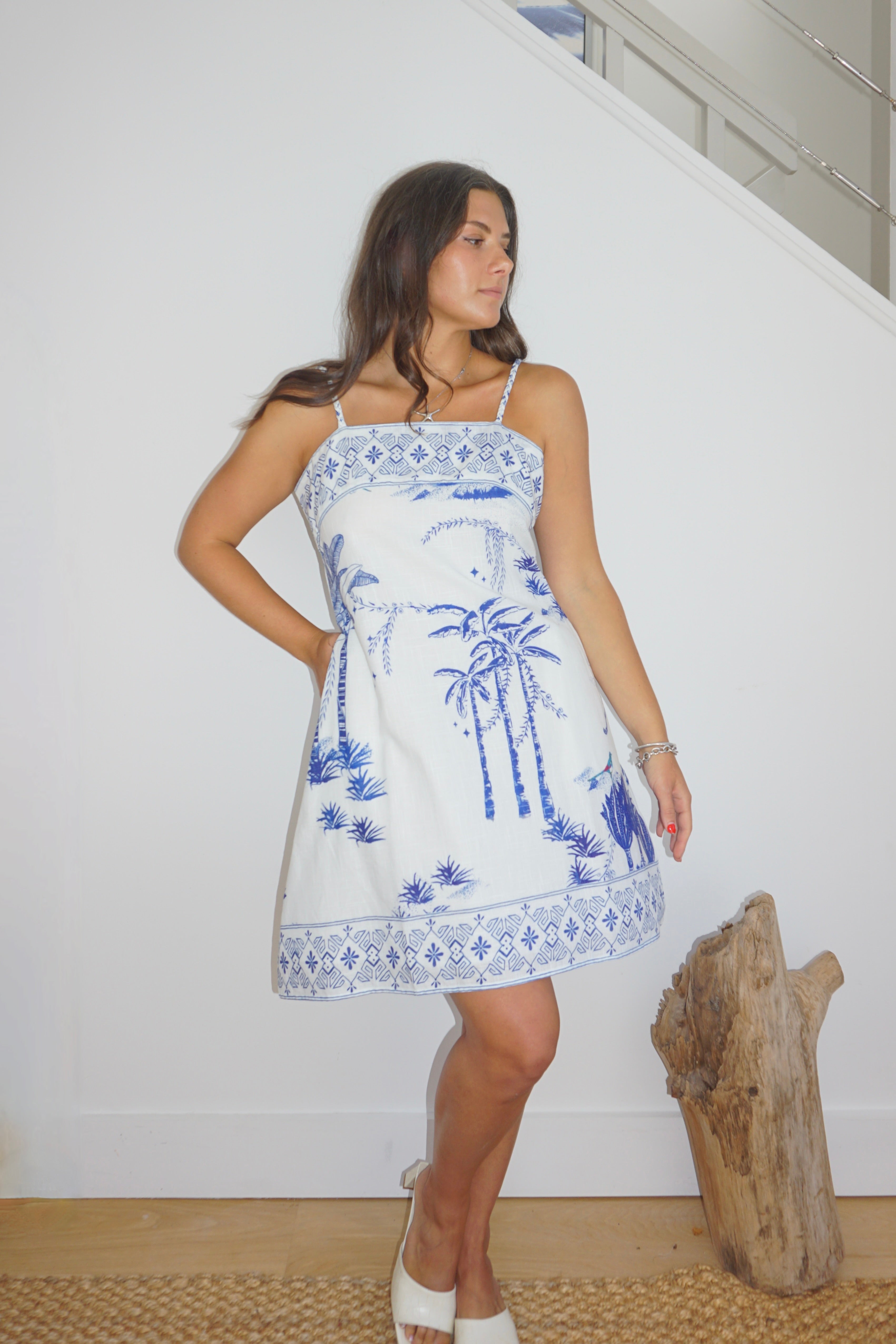 Gaia Dress in Sahara Print
