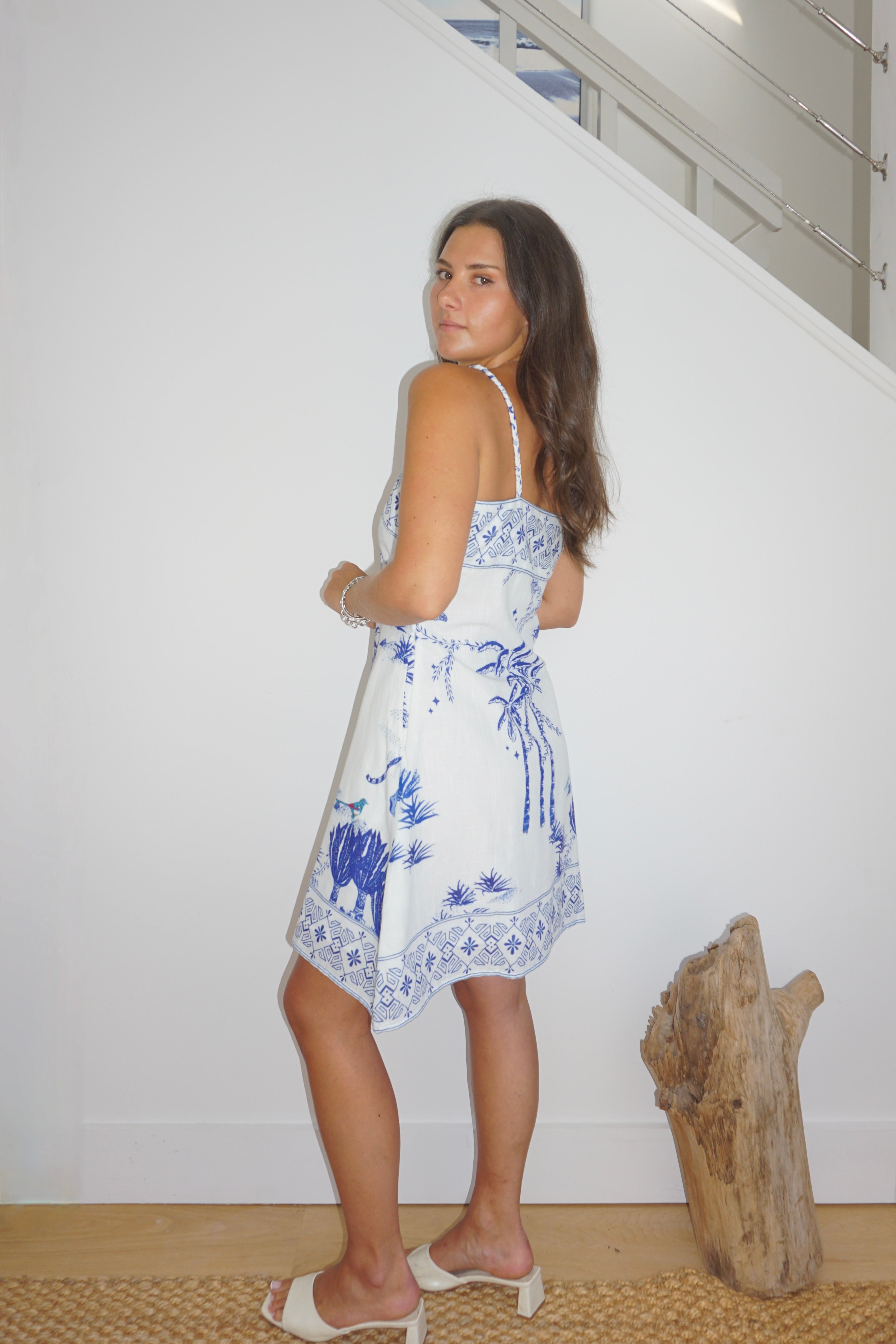 Gaia Dress in Sahara Print