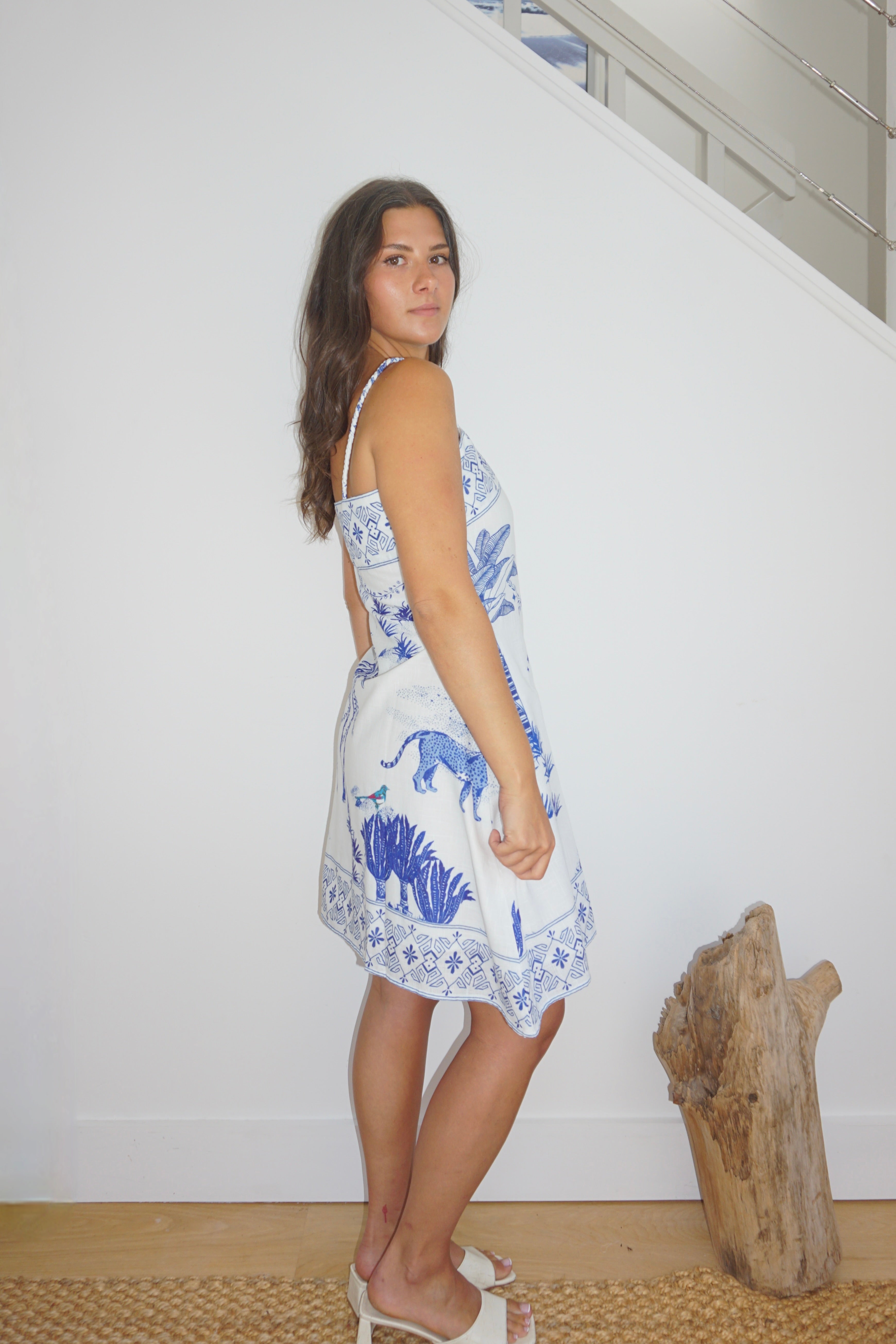 Gaia Dress in Sahara Print