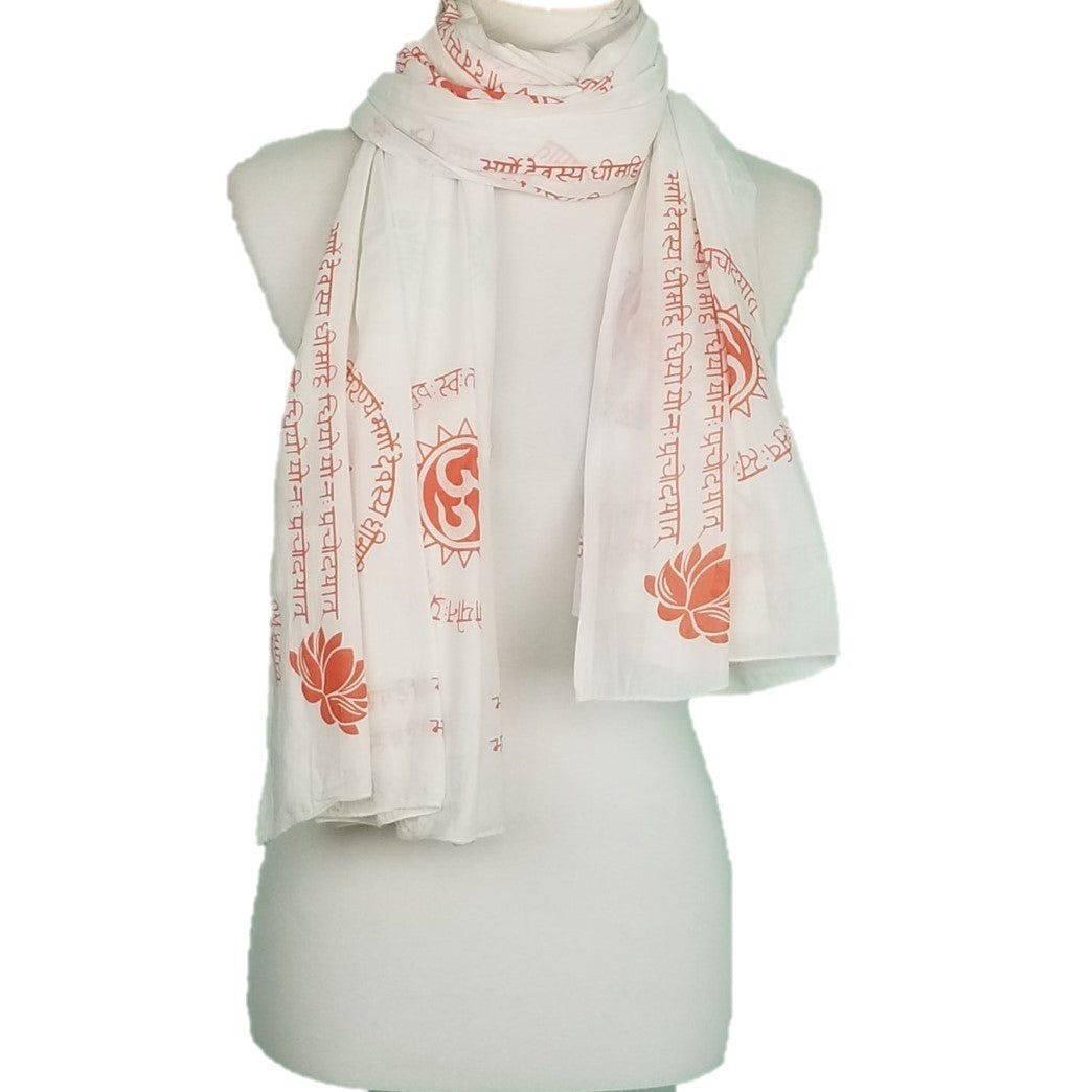 Gayatri Manyra Hindu prayer shawl