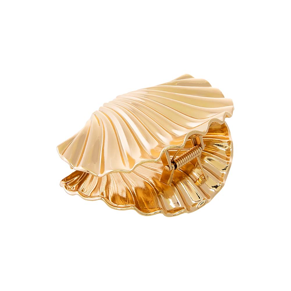 XL Metal Sea Shell Hair Claw Clip - Adina's Jewels