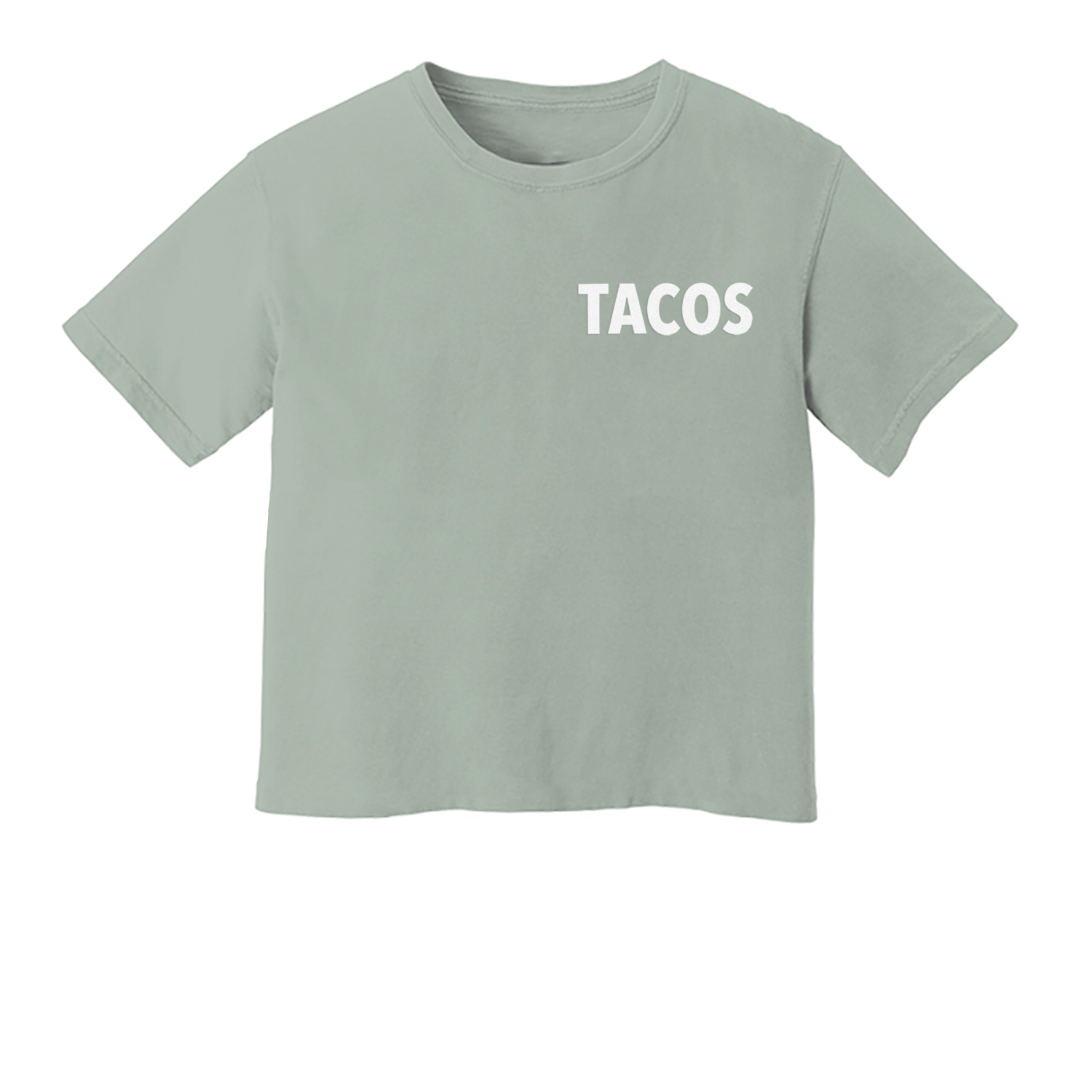 Tacos Washed Crop Tee