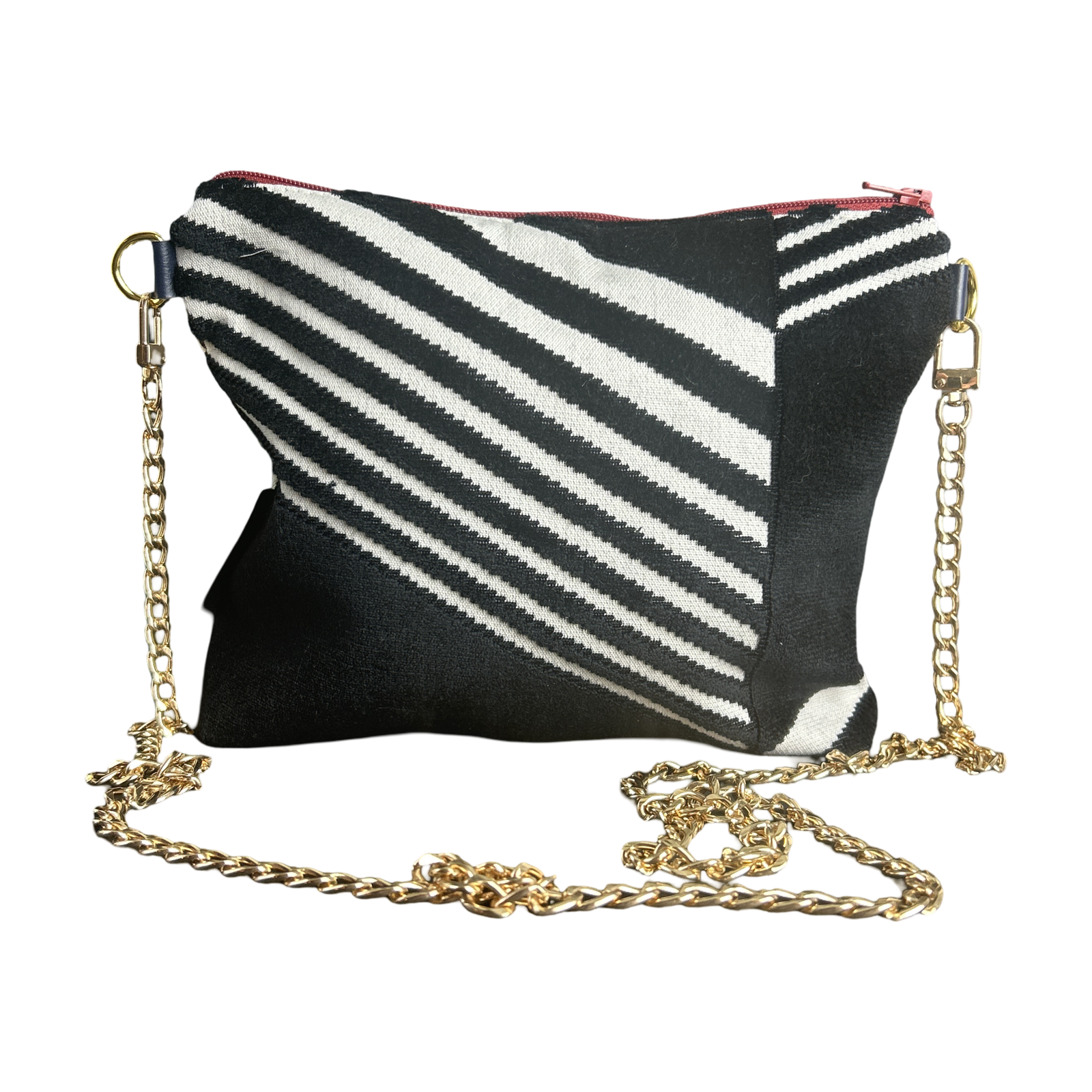Floral Leopard Vintage Silk Scarf Crossbody Bag