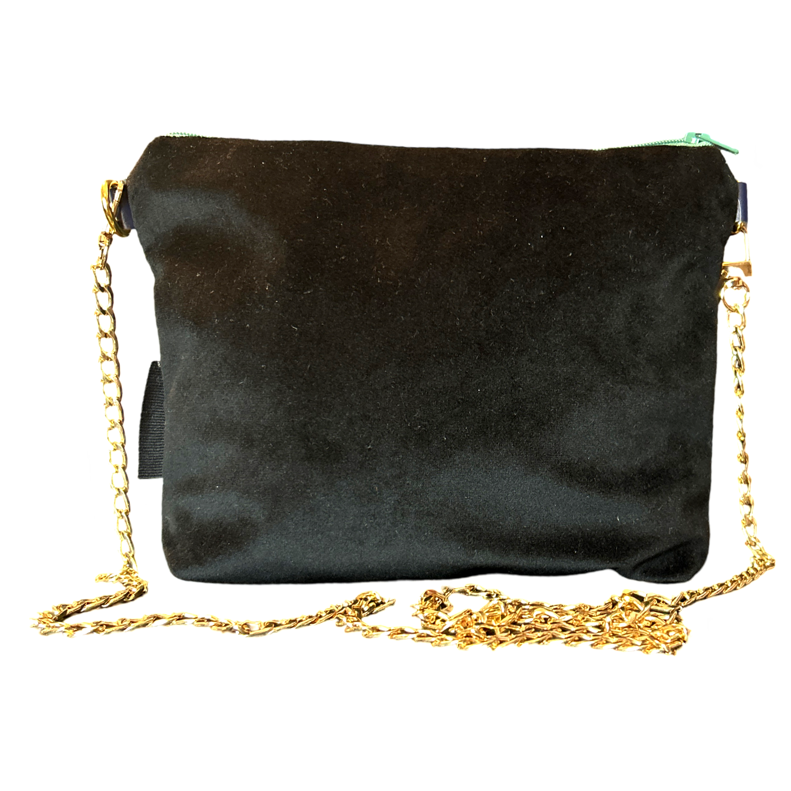 GG Chinoiserie Noir Vintage Silk Scarf Crossbody Bag