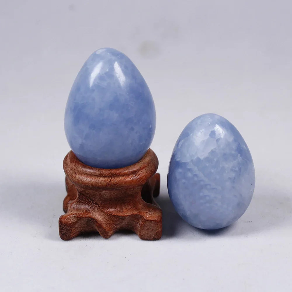 Blue Celestite Crystal Egg