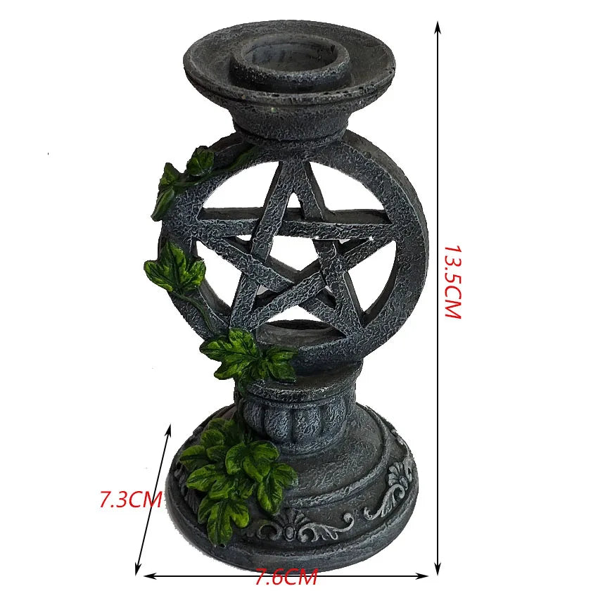 Pentacle Candle Stick Holder
