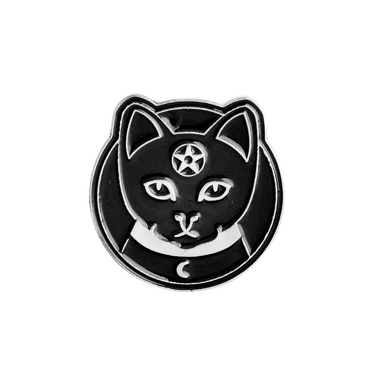 Black & White Witchy Pins