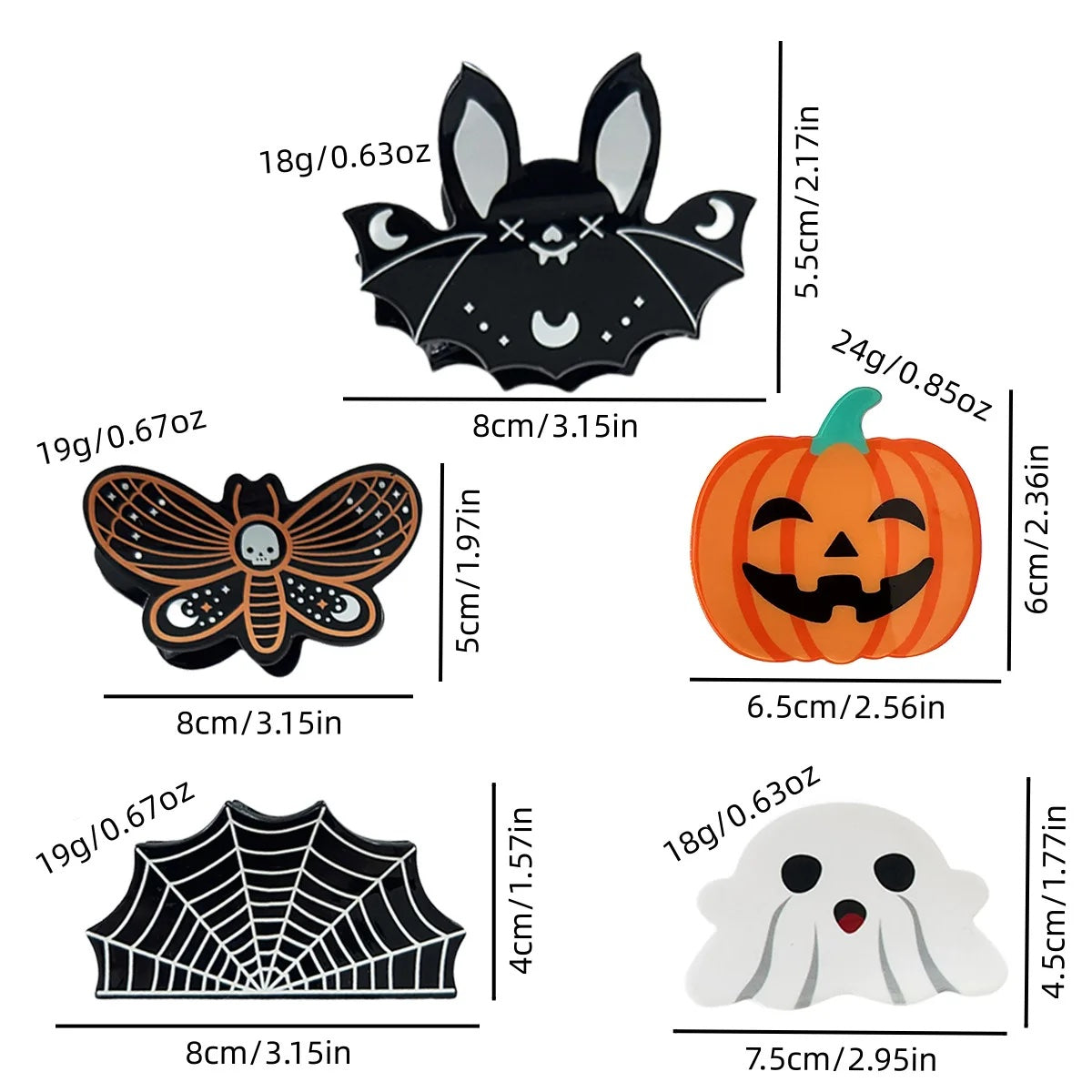 Halloween Hair Claws