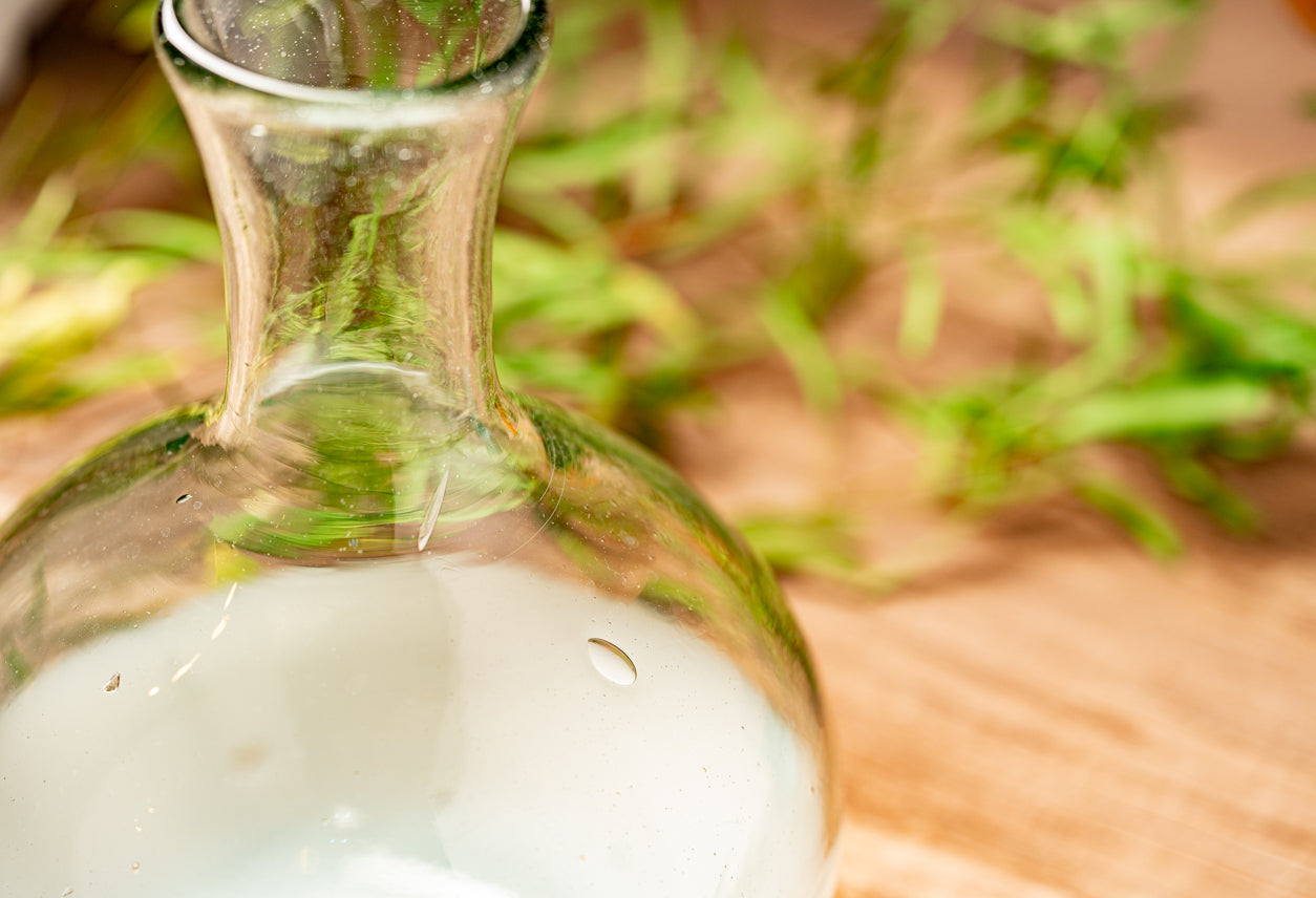 Handblown Glass Carafe by Verve Culture