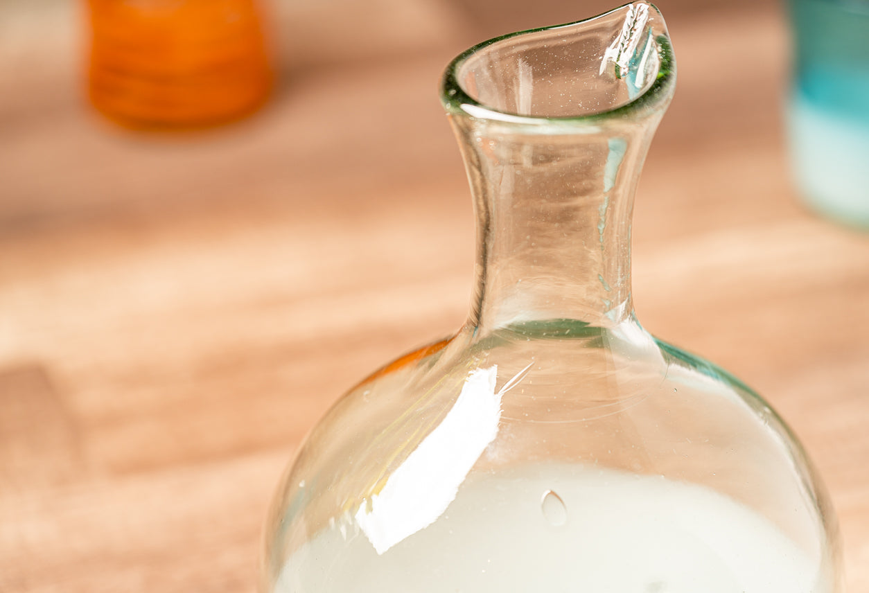 Handblown Glass Carafe by Verve Culture