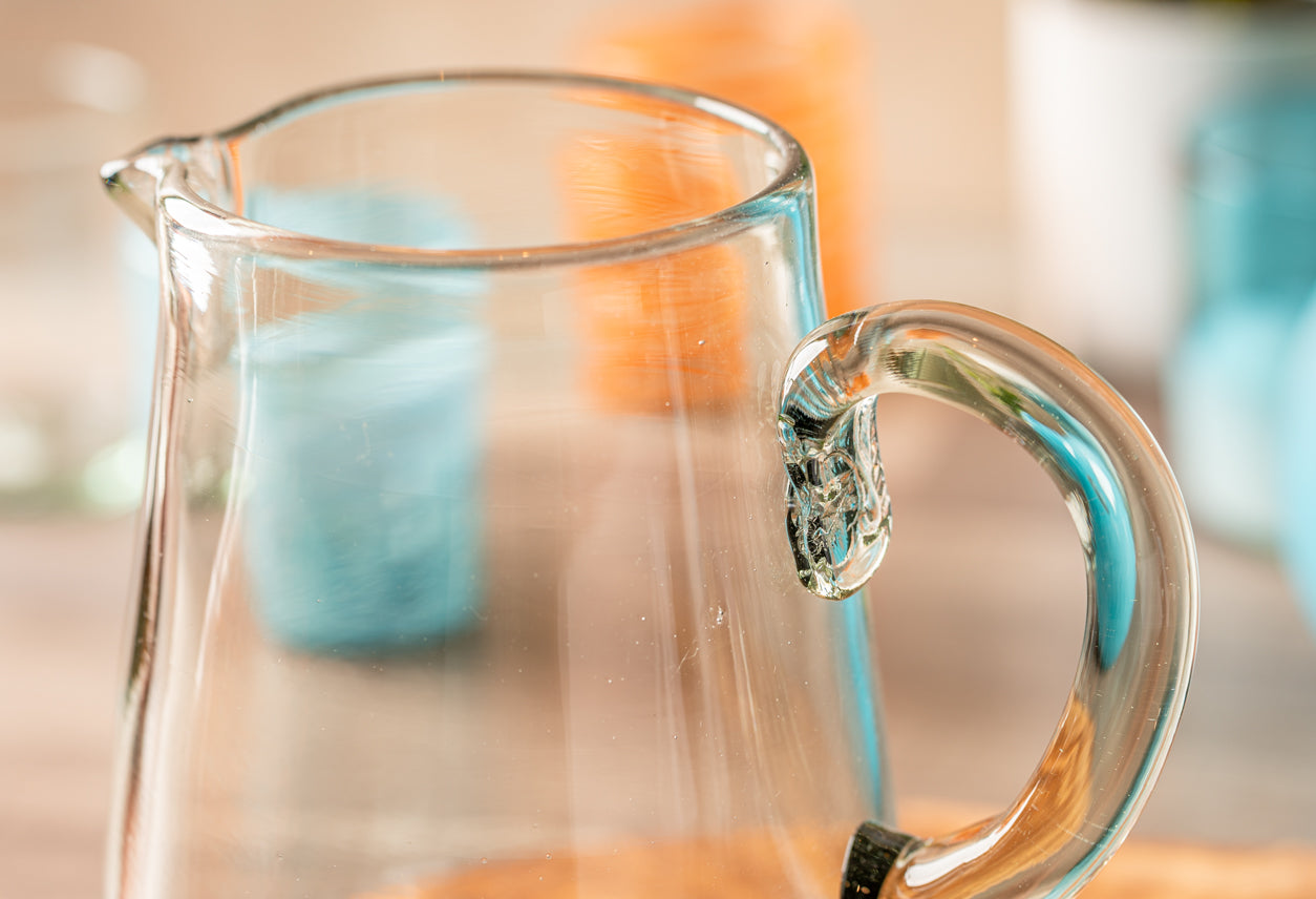 Handblown Glass Pitcher by Verve Culture
