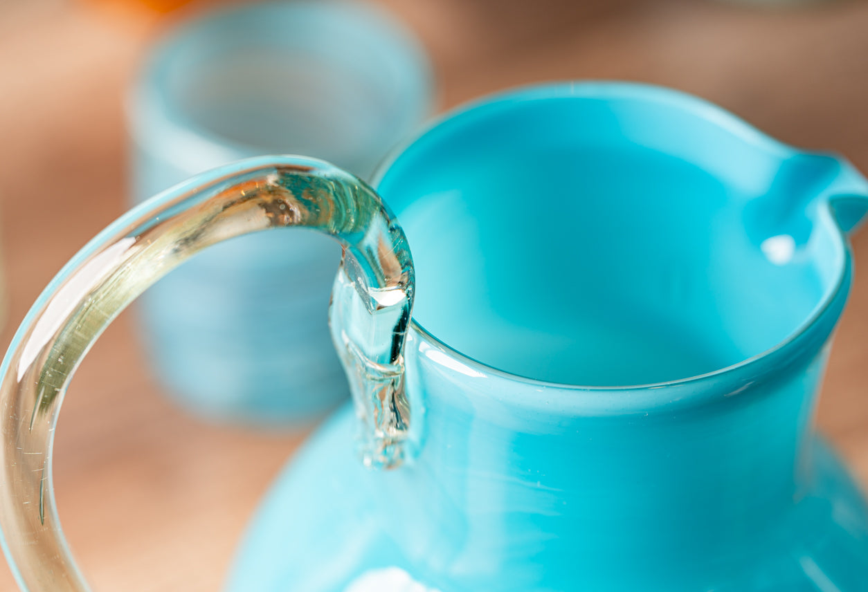 Handblown Glass Pitcher by Verve Culture