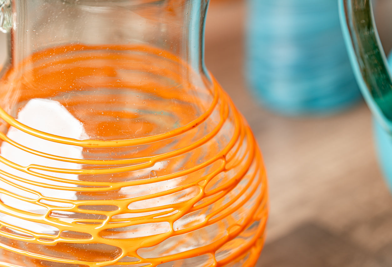 Handblown Glass Pitcher by Verve Culture