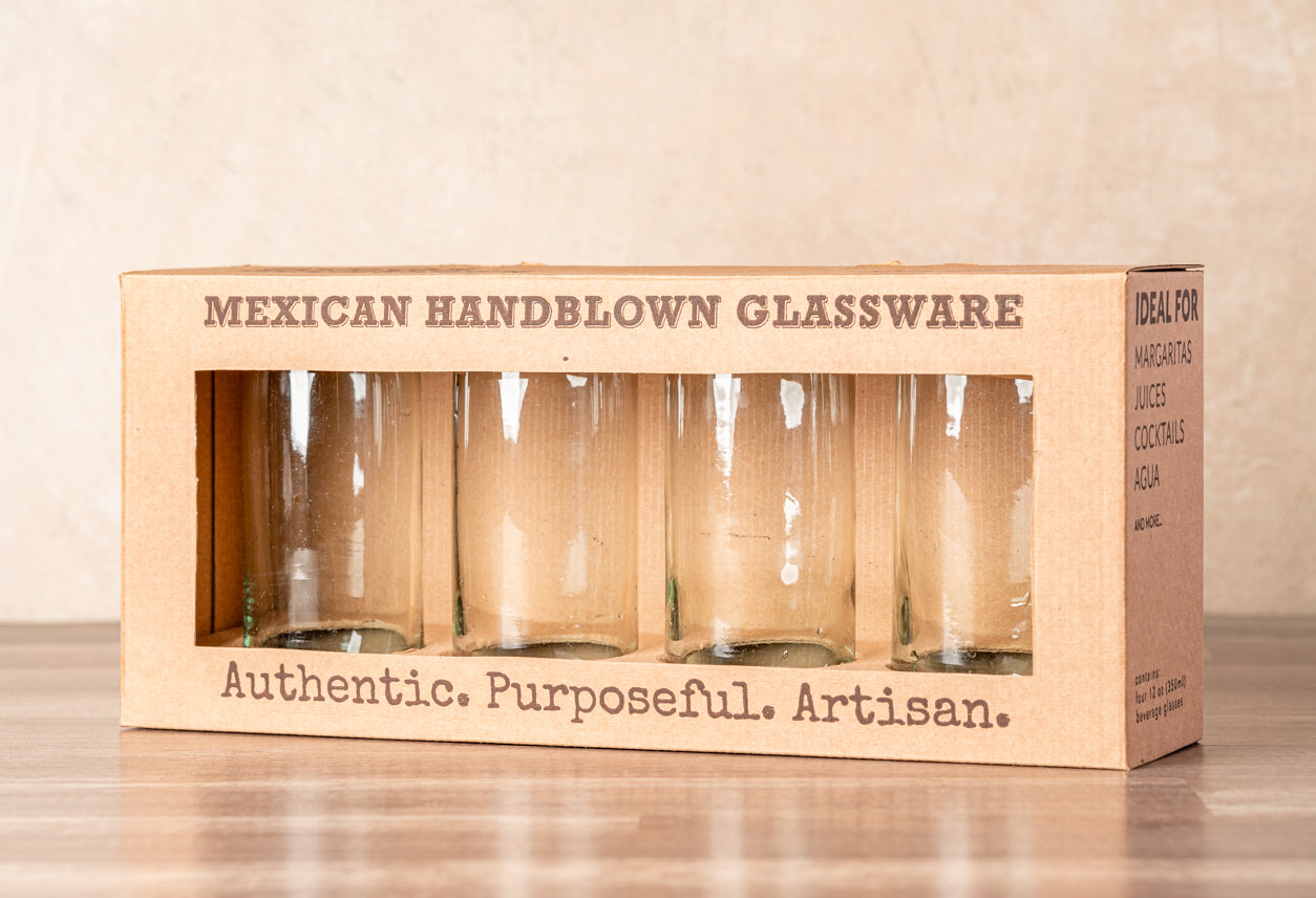 Handblown Glasses - Clear by Verve Culture