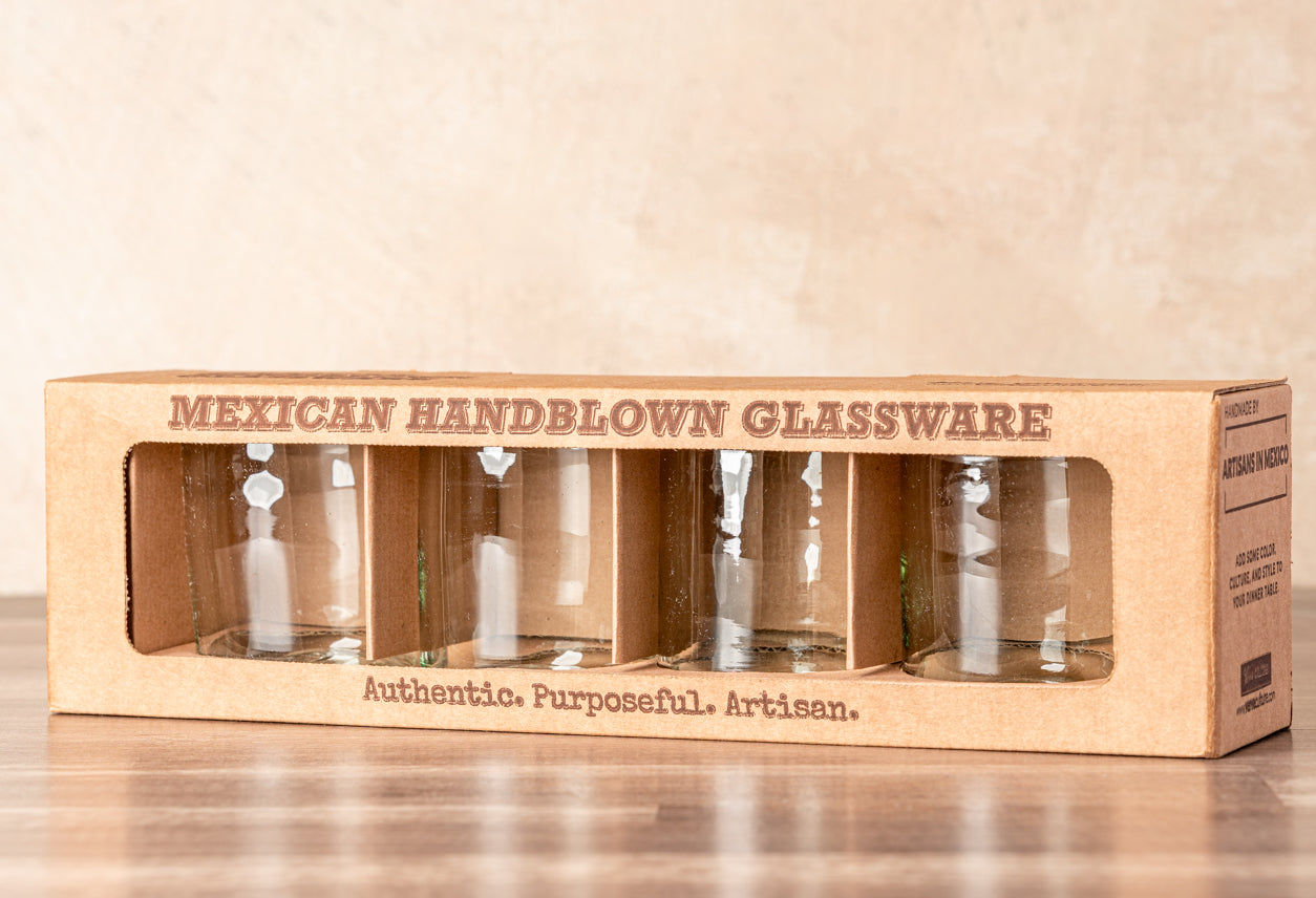 Handblown Glasses - Clear by Verve Culture