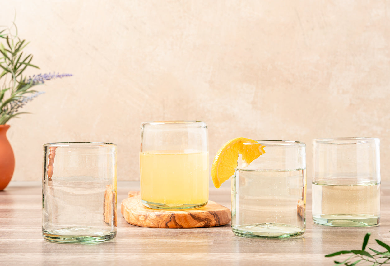 Handblown Glasses - Clear by Verve Culture