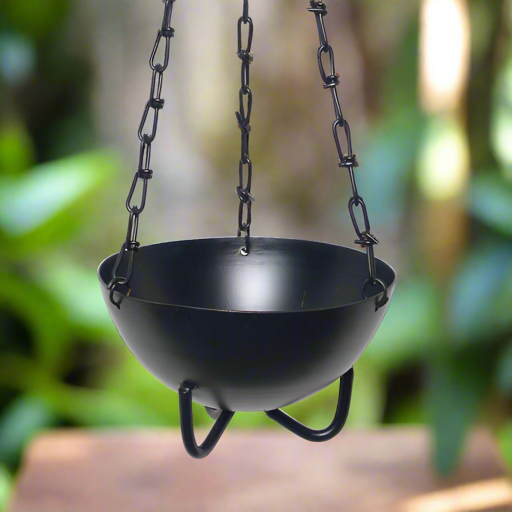 Hanging Cauldron Smudging Burner – Small but Powerful for Energy Clearing