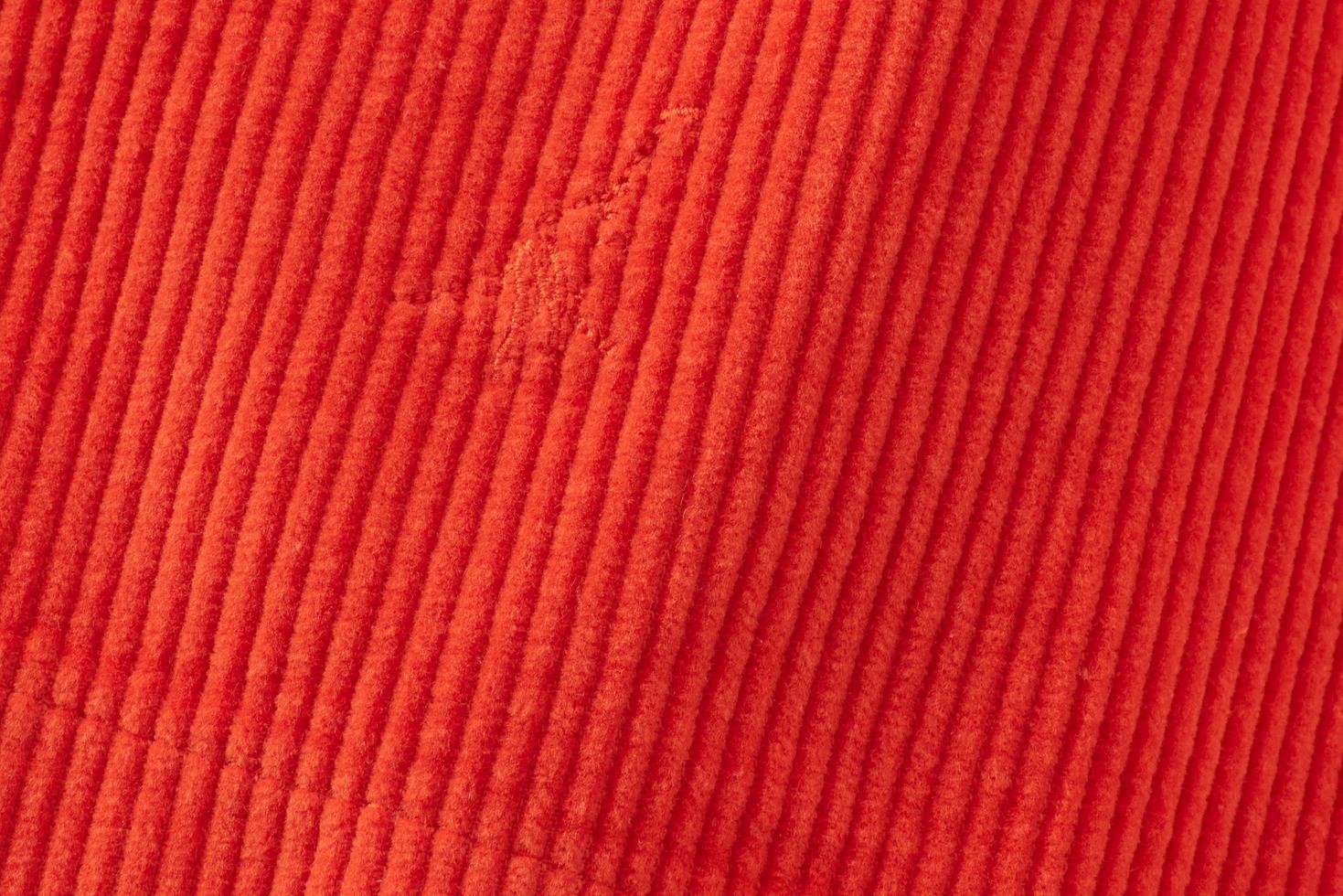 Baby Organic Cotton Corduroy Dress - Dark Coral