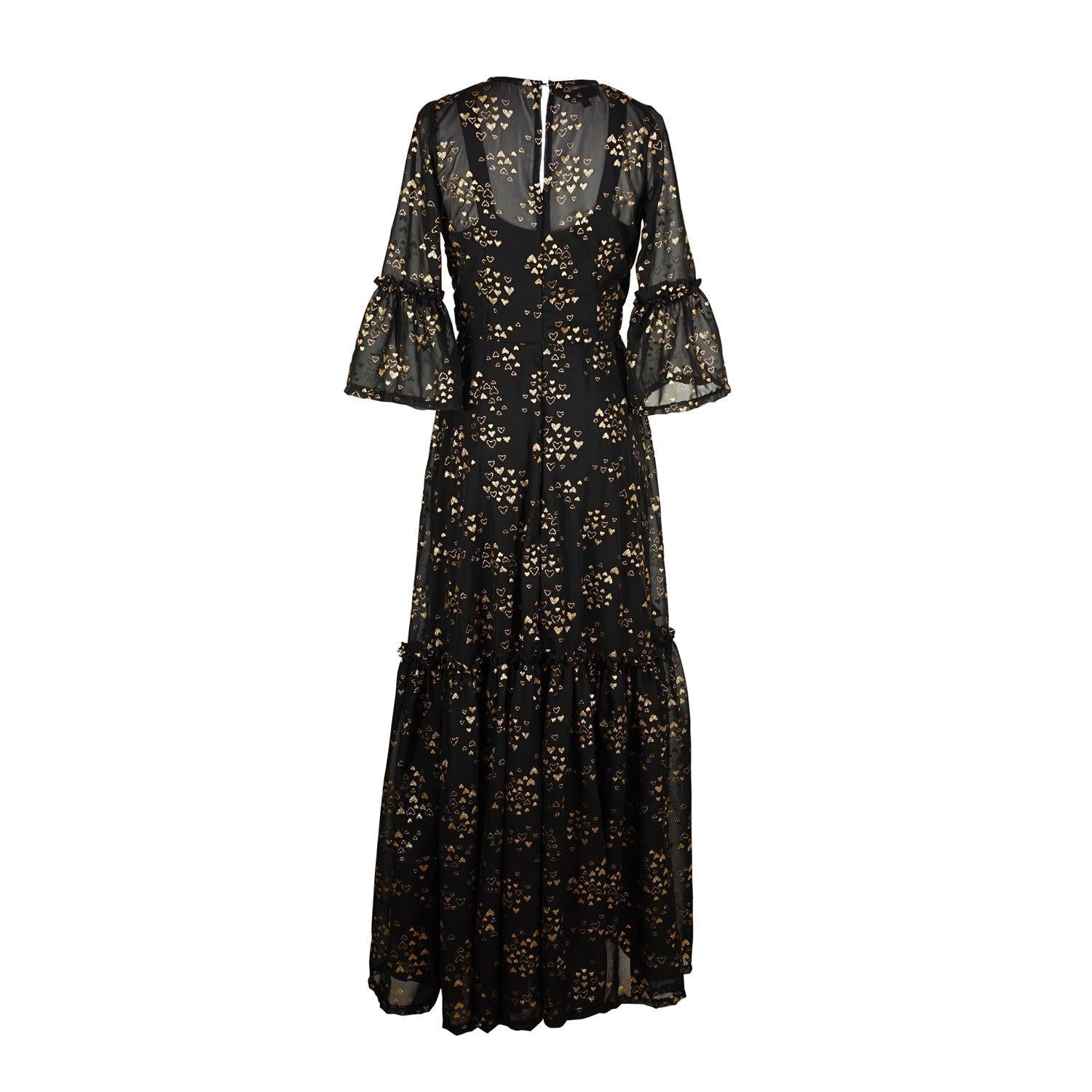 Heart of Gold Ruffle Dress