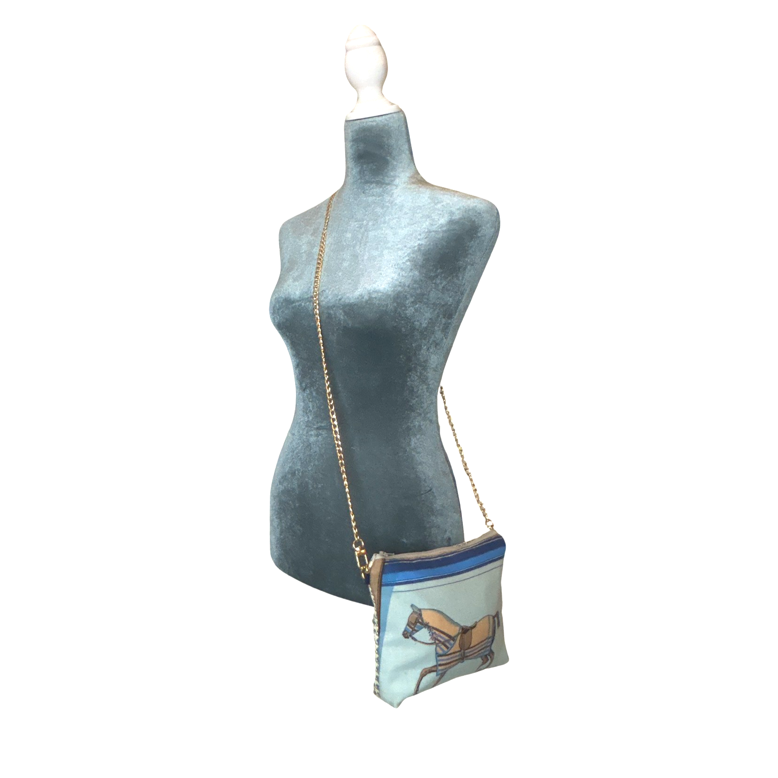 Couvertures et Tenues du Jour Vintage Cashmere & Silk Scarf Crossbody Bag