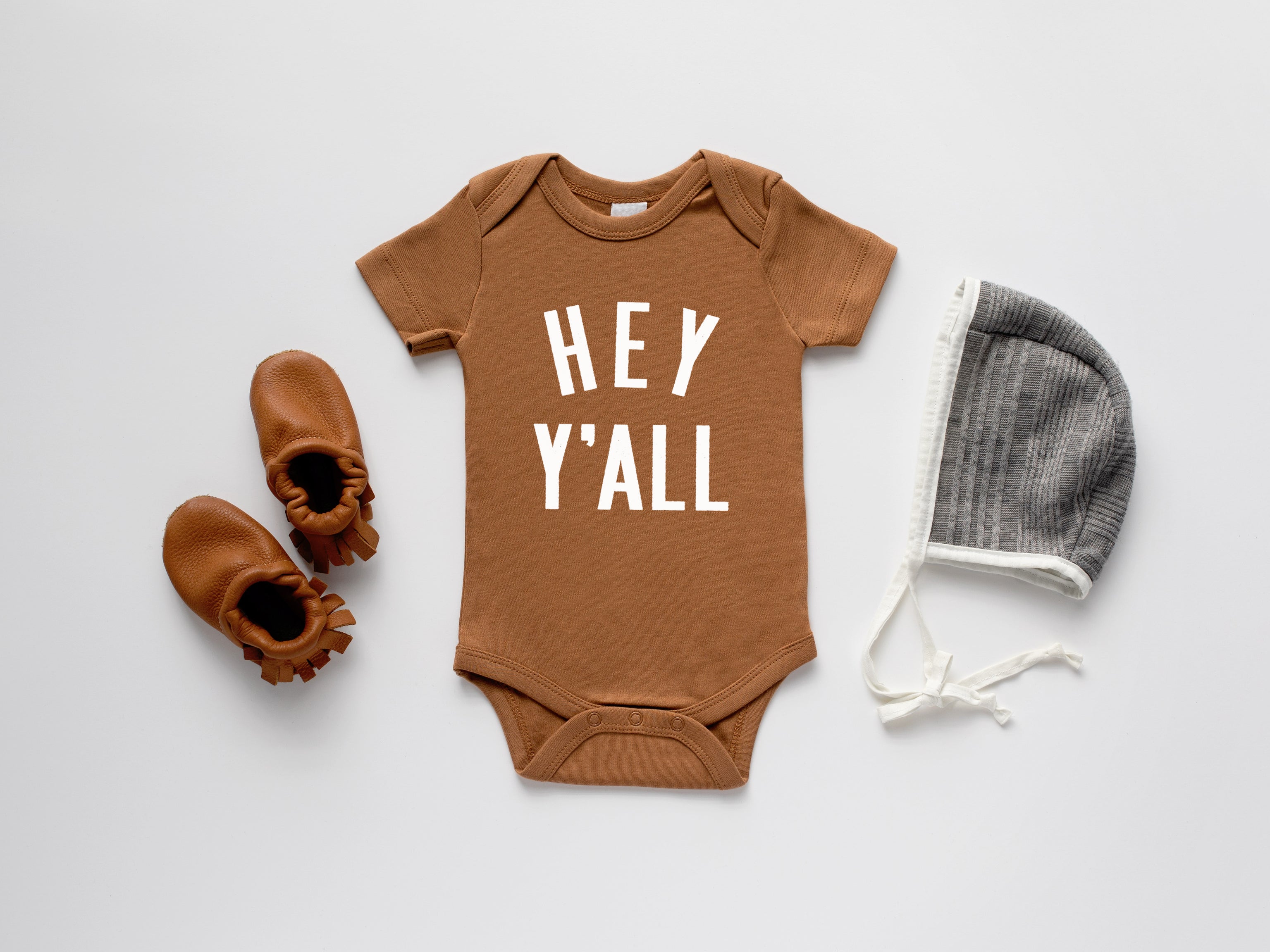 Hey Y'All Organic Baby Bodysuit