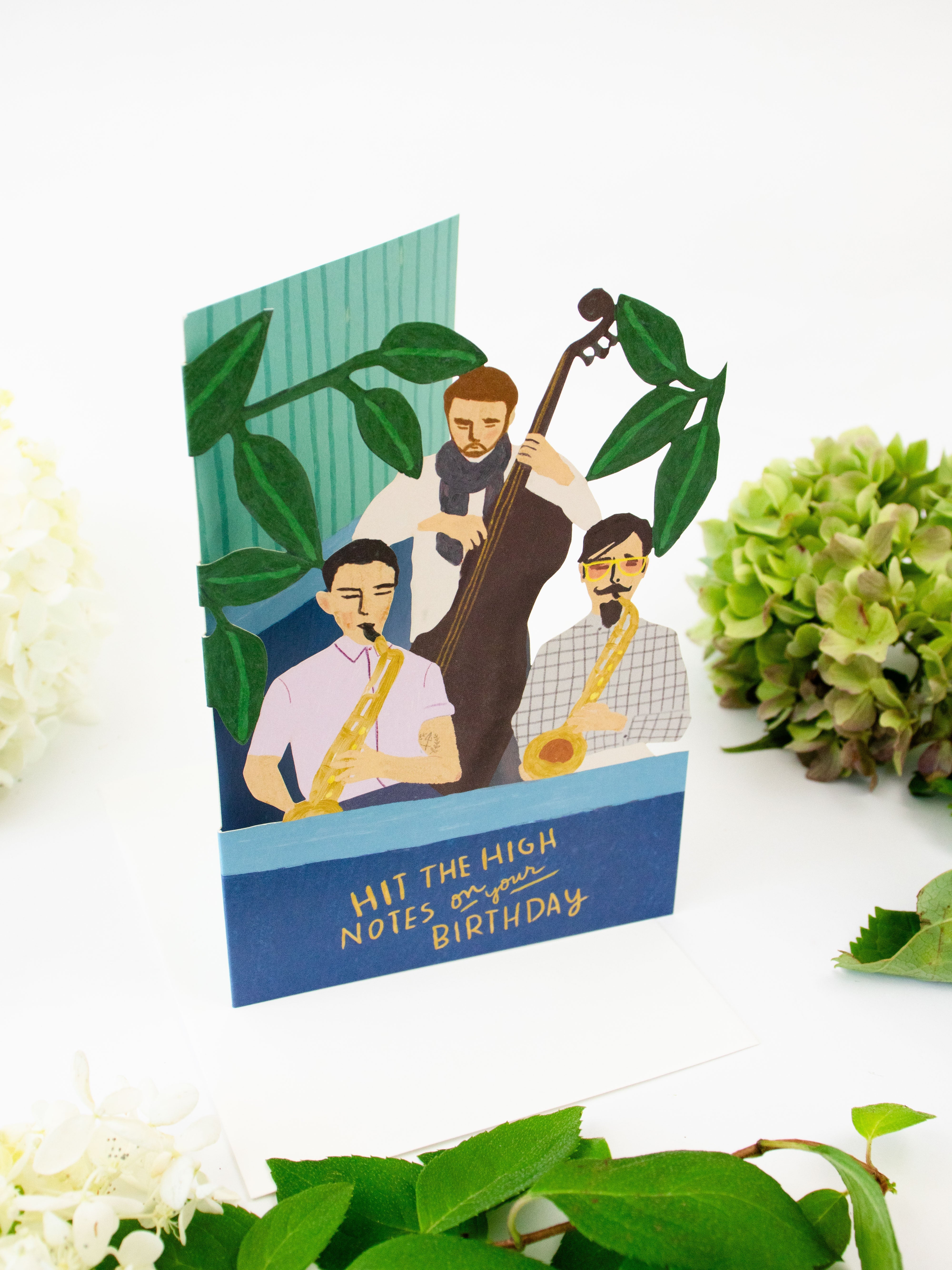 High Notes Lasercut Birthday Card