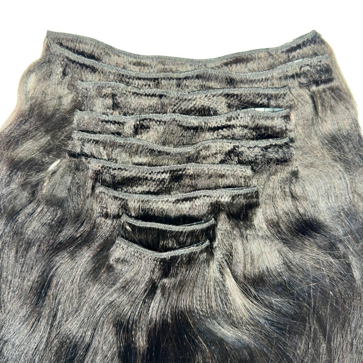 Yaki Straight Clip-In 100% Human Hair Extensions