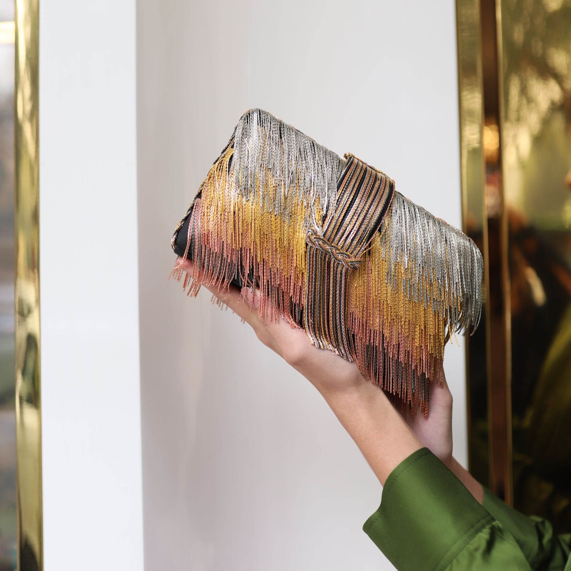 Ombre Chunky Clutch