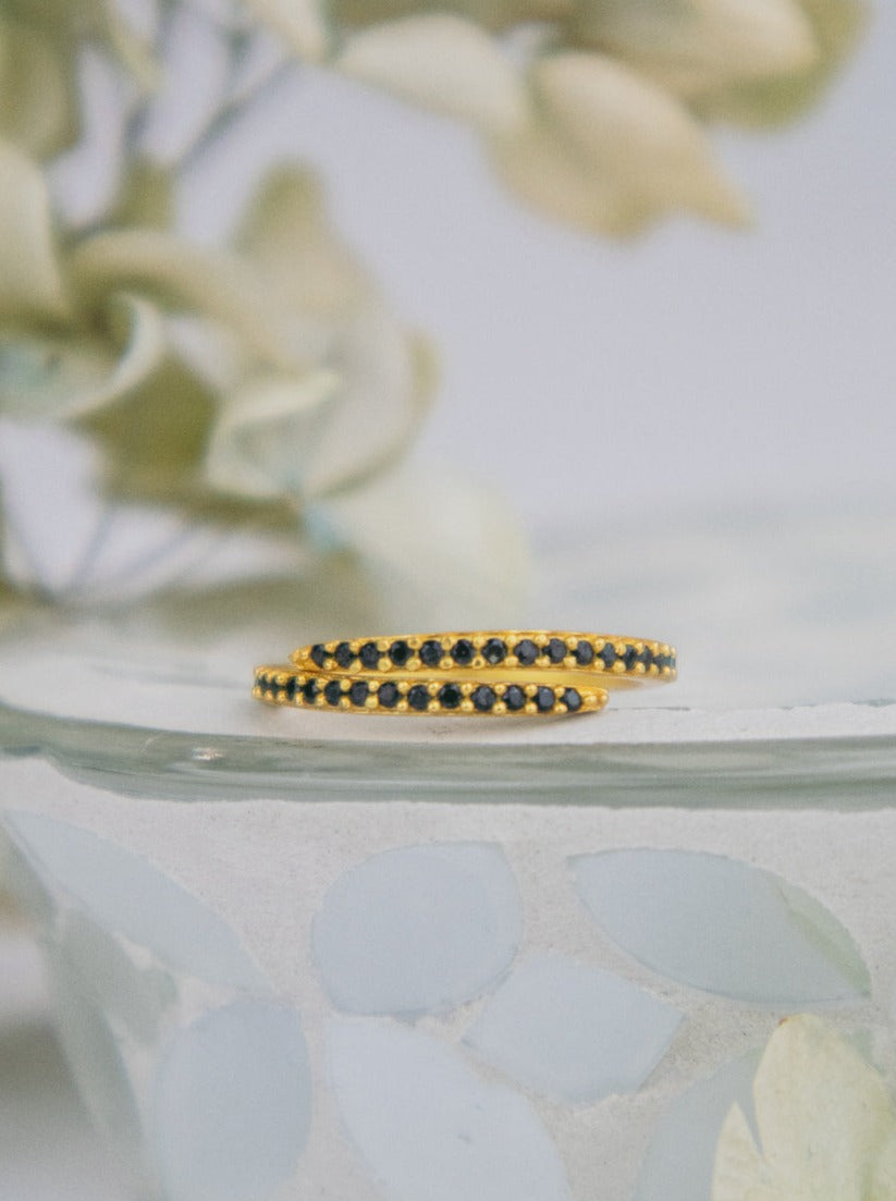 Serpentine Wrap Ring - Gold