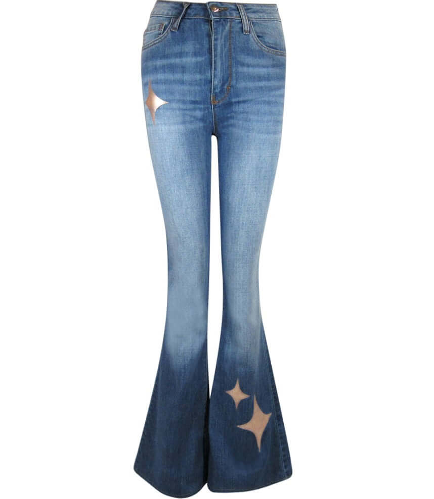 Designing Hollywood X Madison Maison™ Denim Pink Gold Jean with Laminate Star