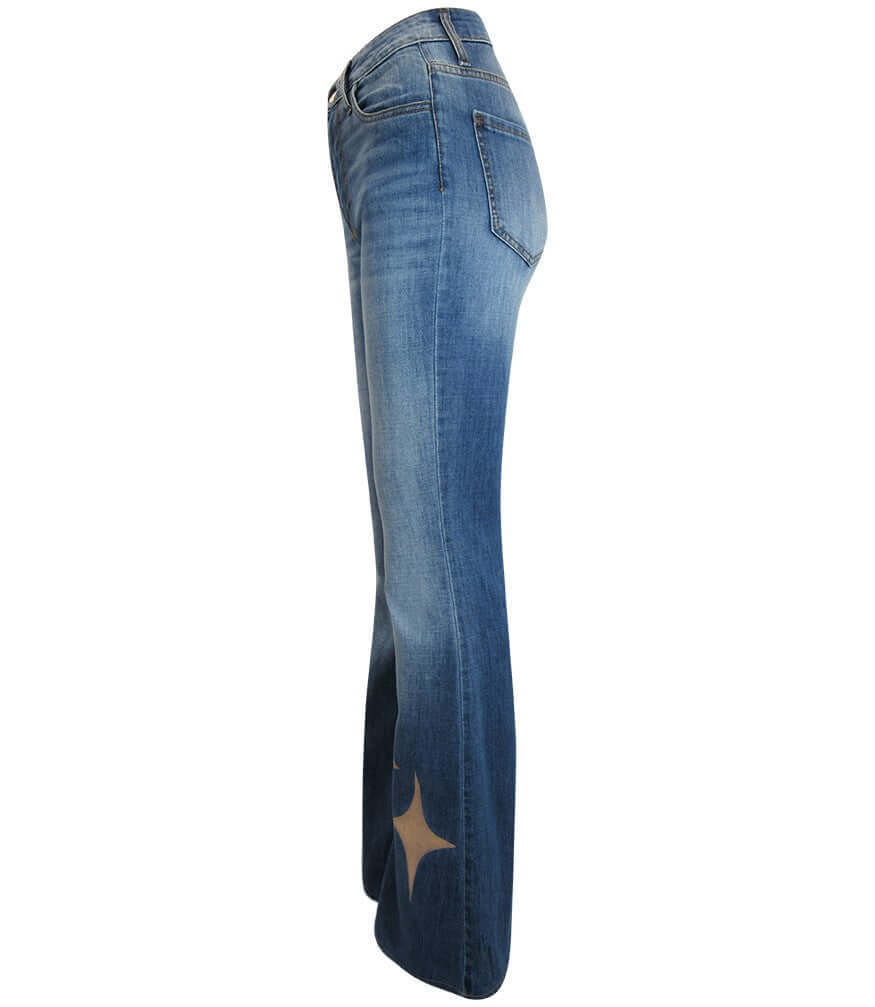 Designing Hollywood X Madison Maison™ Denim Pink Gold Jean with Laminate Star