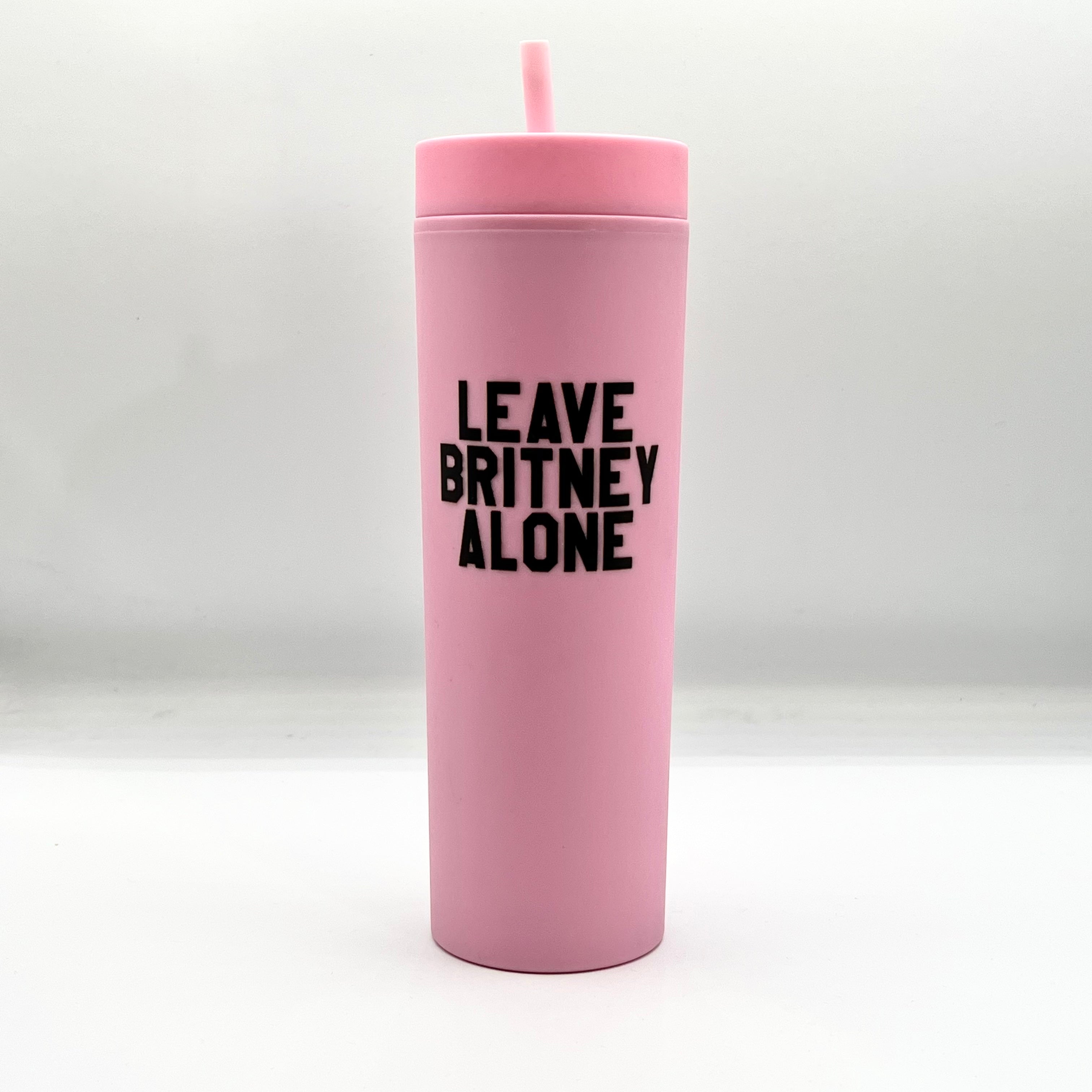 Leave Britney Alone Slim Tumbler by BOBBYK