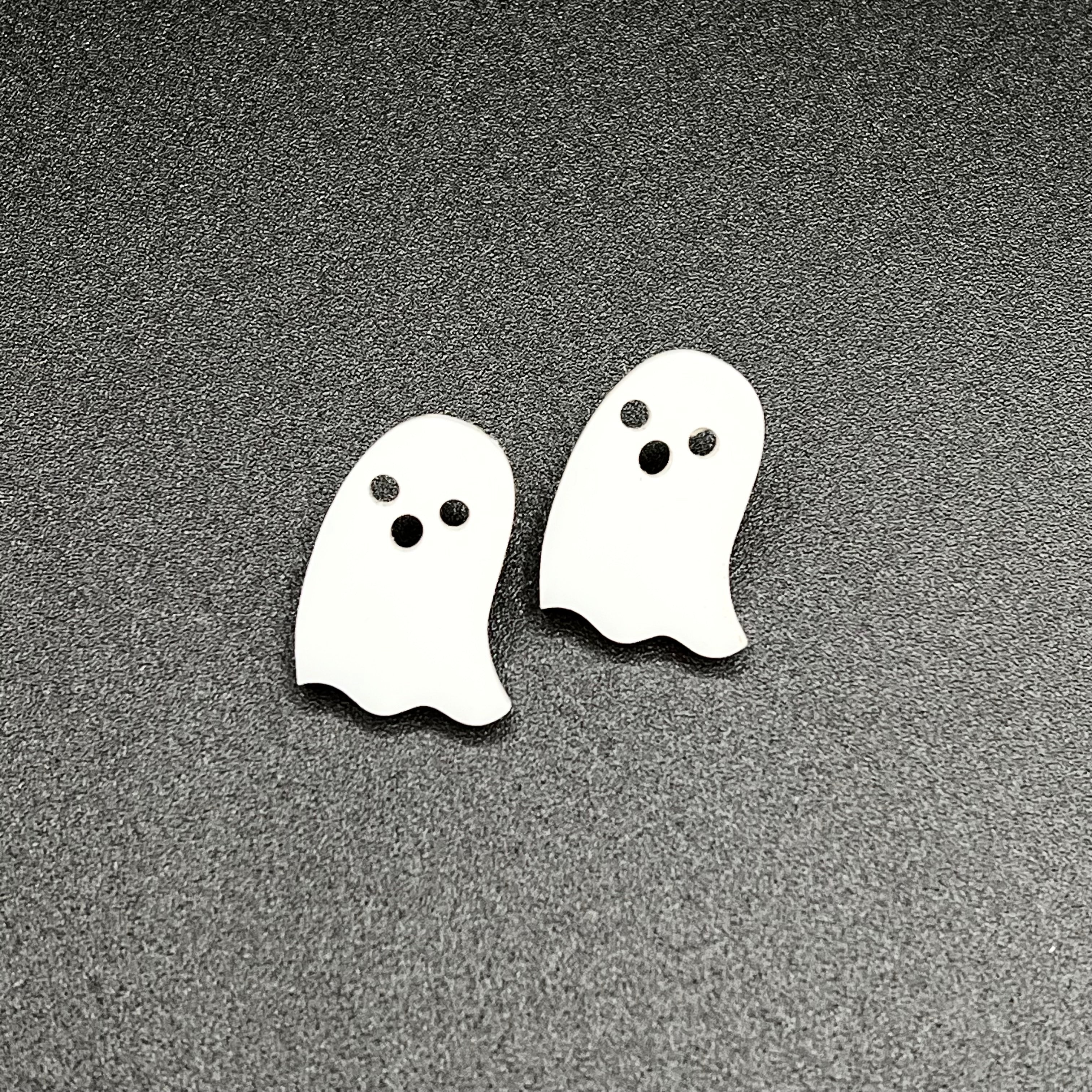 Ghost Stud Earrings by BOBBYK