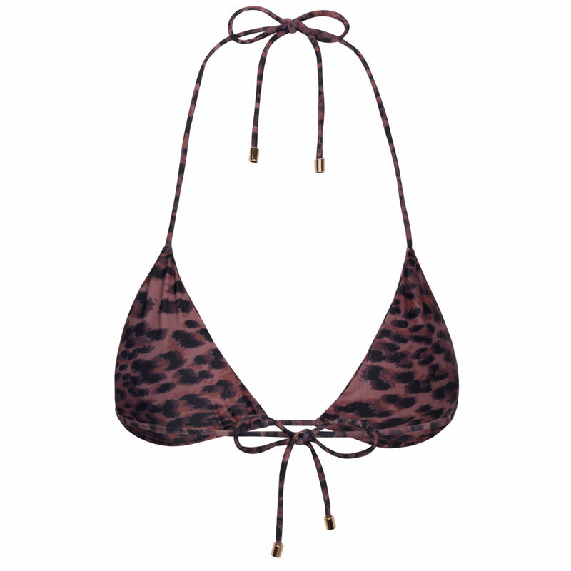 Freya Bikini Top / Leopard by East x East