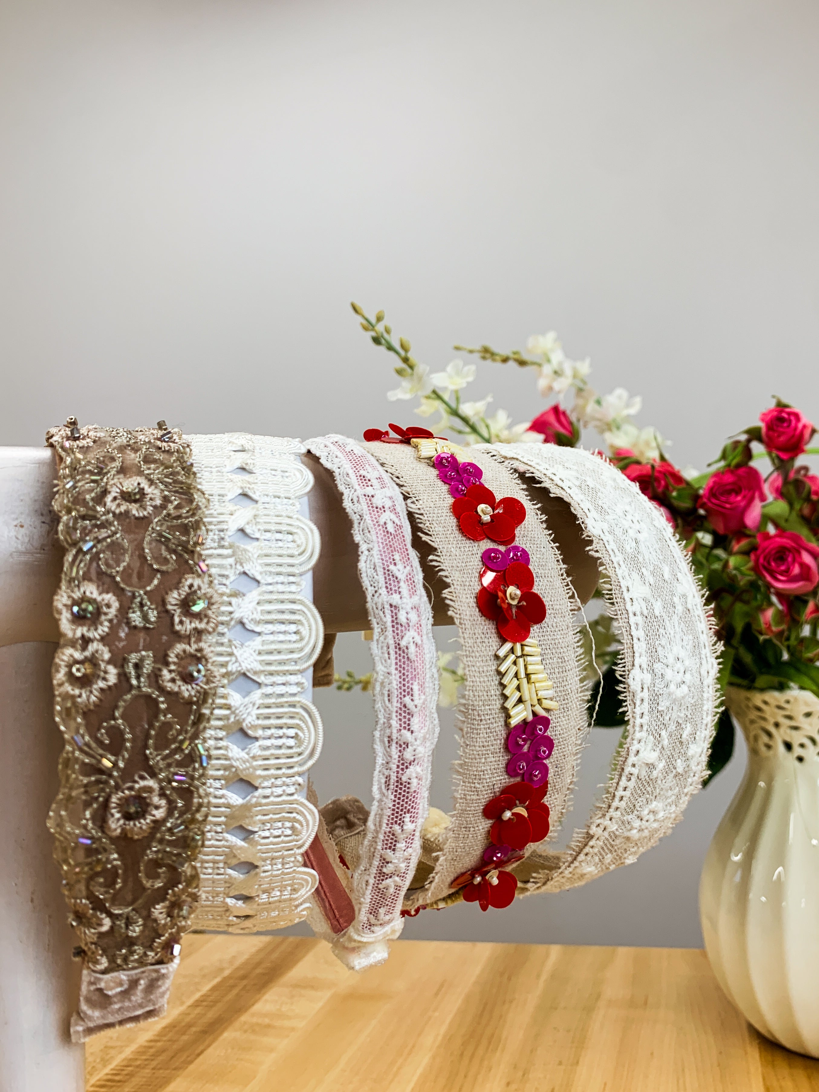 Hayden Tan Beaded Headband