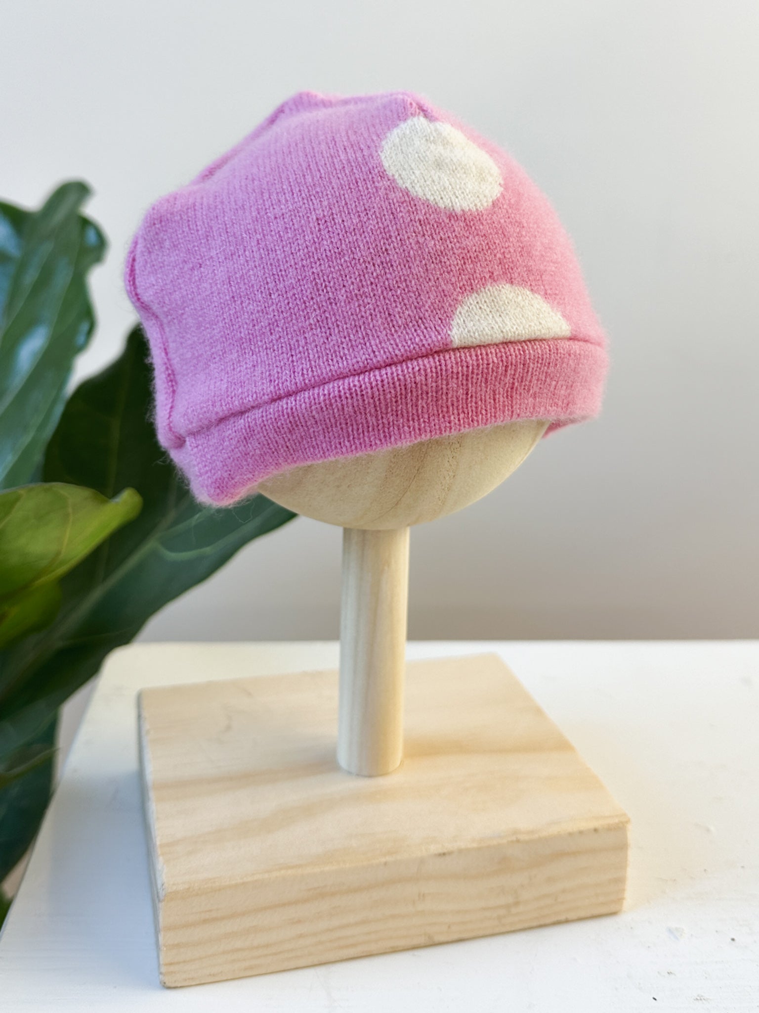 Cashmere Combo Hat - Newborn