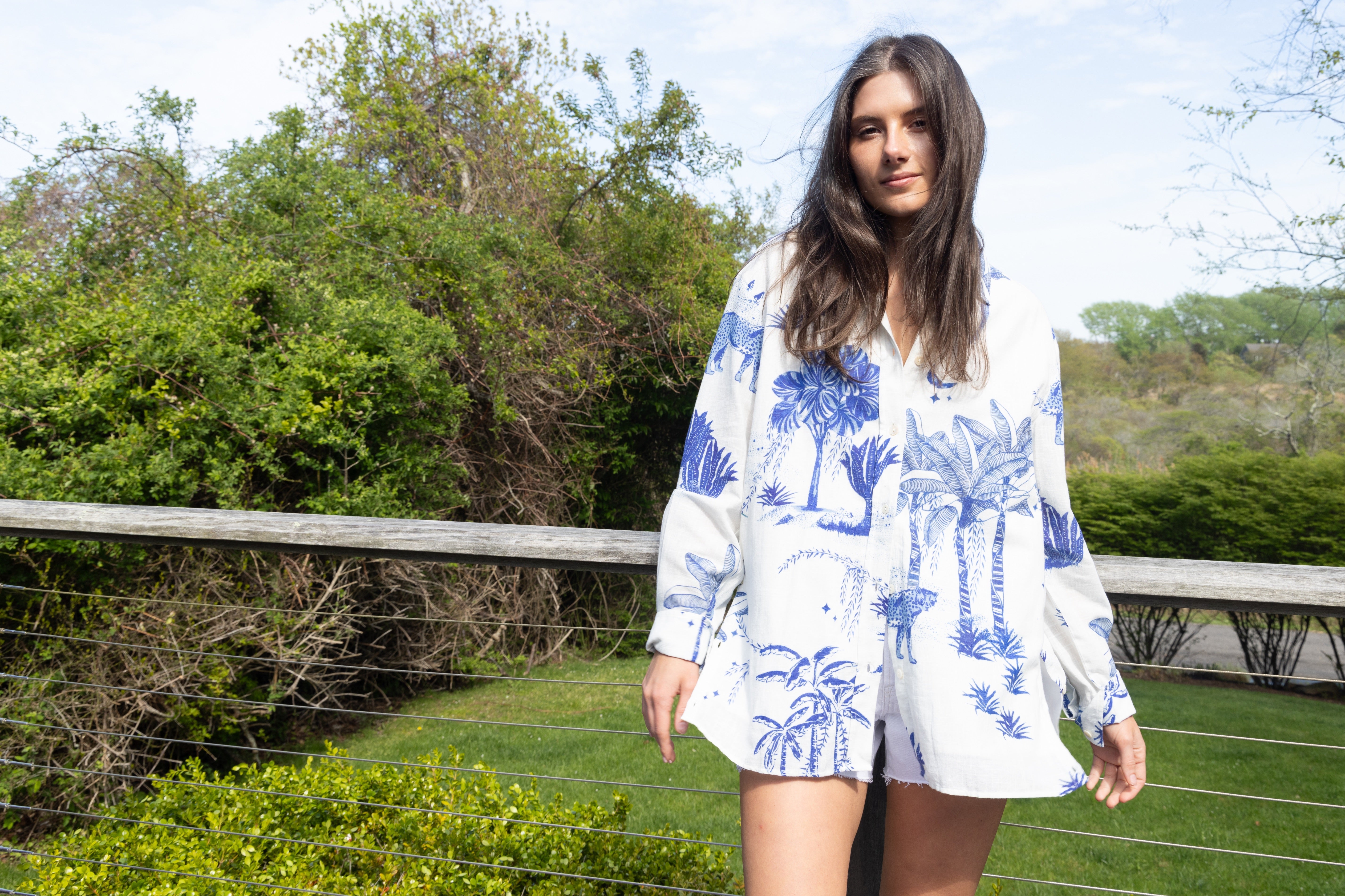 Dana Shirt in Sahara Print
