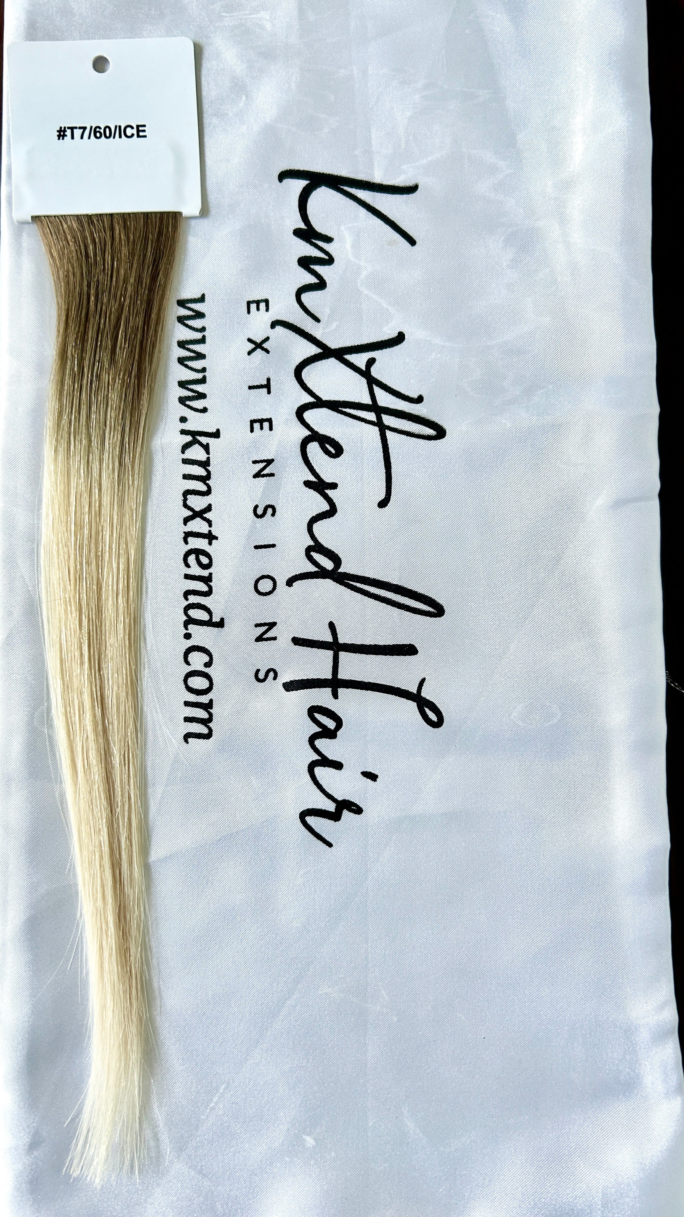 Genius Weft Hair Extensions - KmX Wefts T7M60/ice