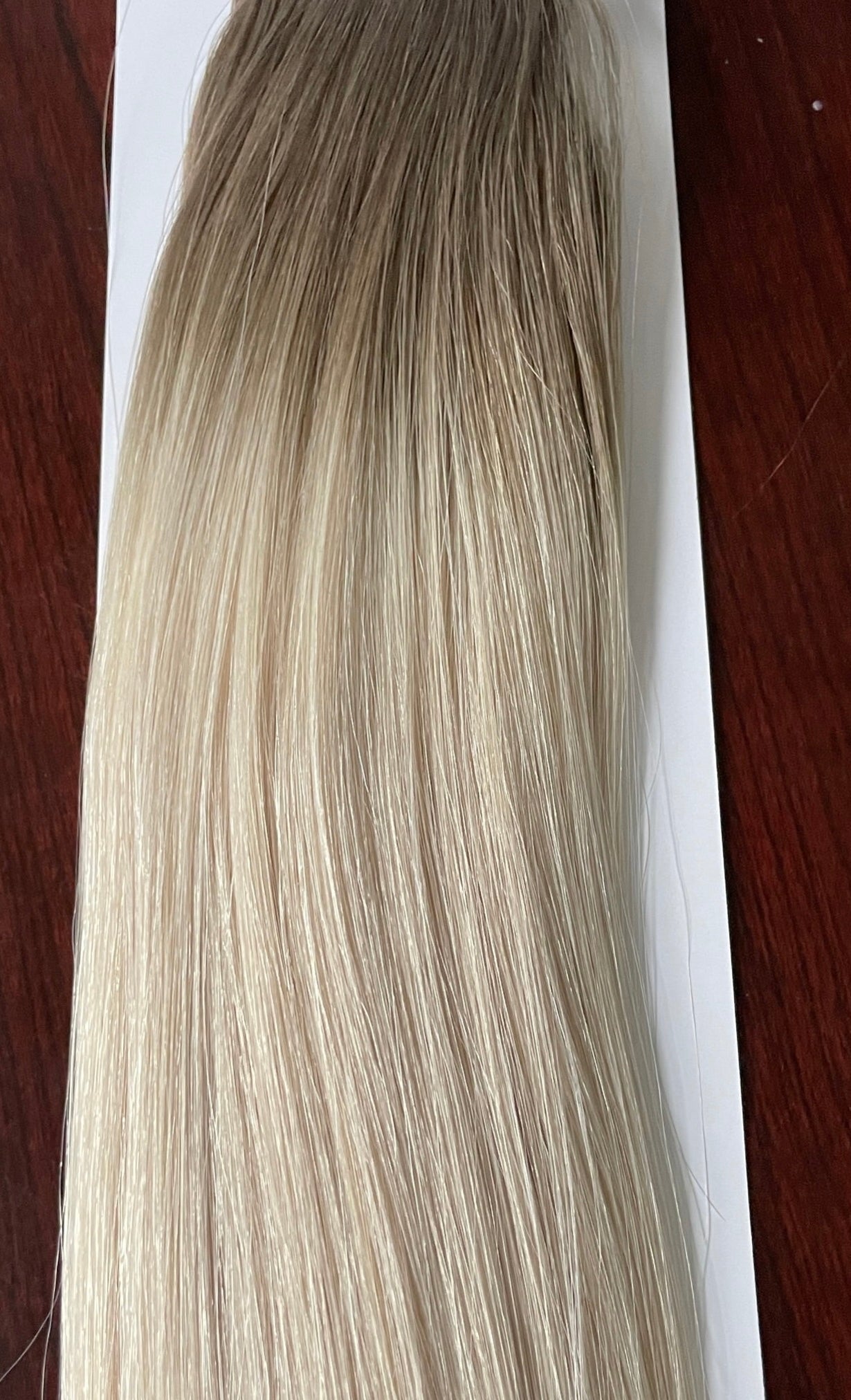 Professional K Tips Flat Tip Keratin Bond Fusion Hair Extensions Rooted 8/60