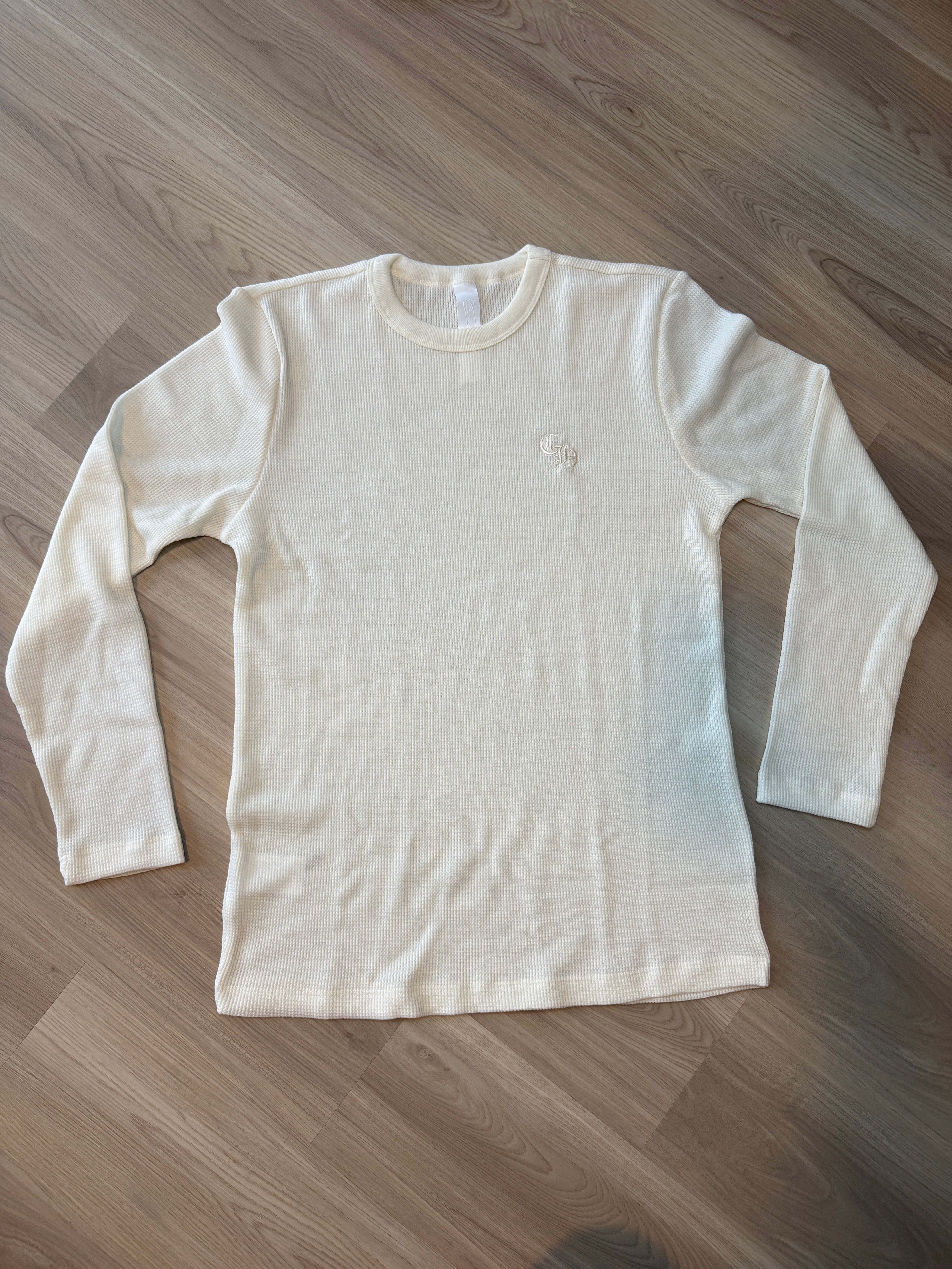 Chrome Hearts Wool Embroidered L/S Thermal Crewneck White