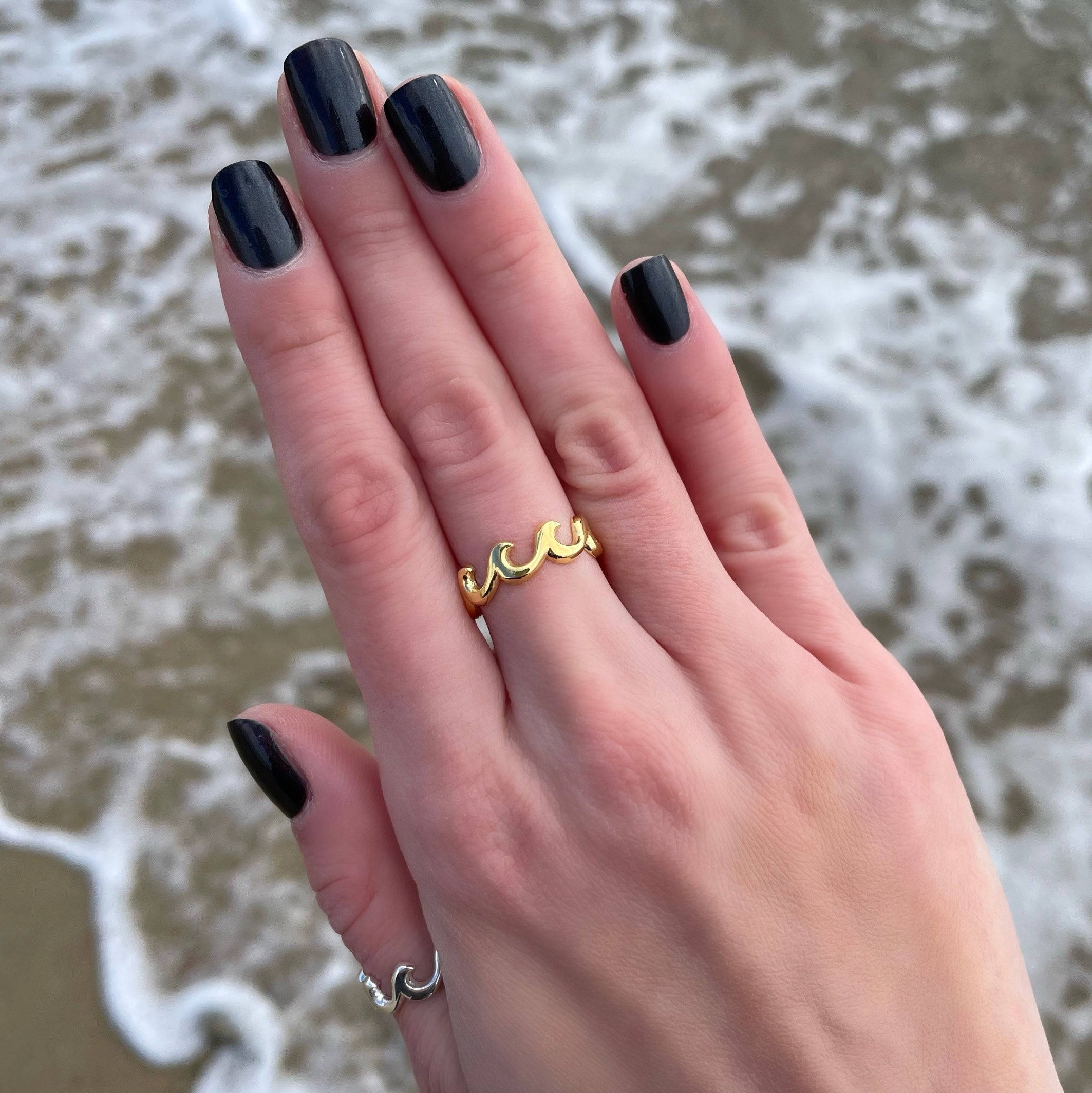 Adjustable Wave Ring